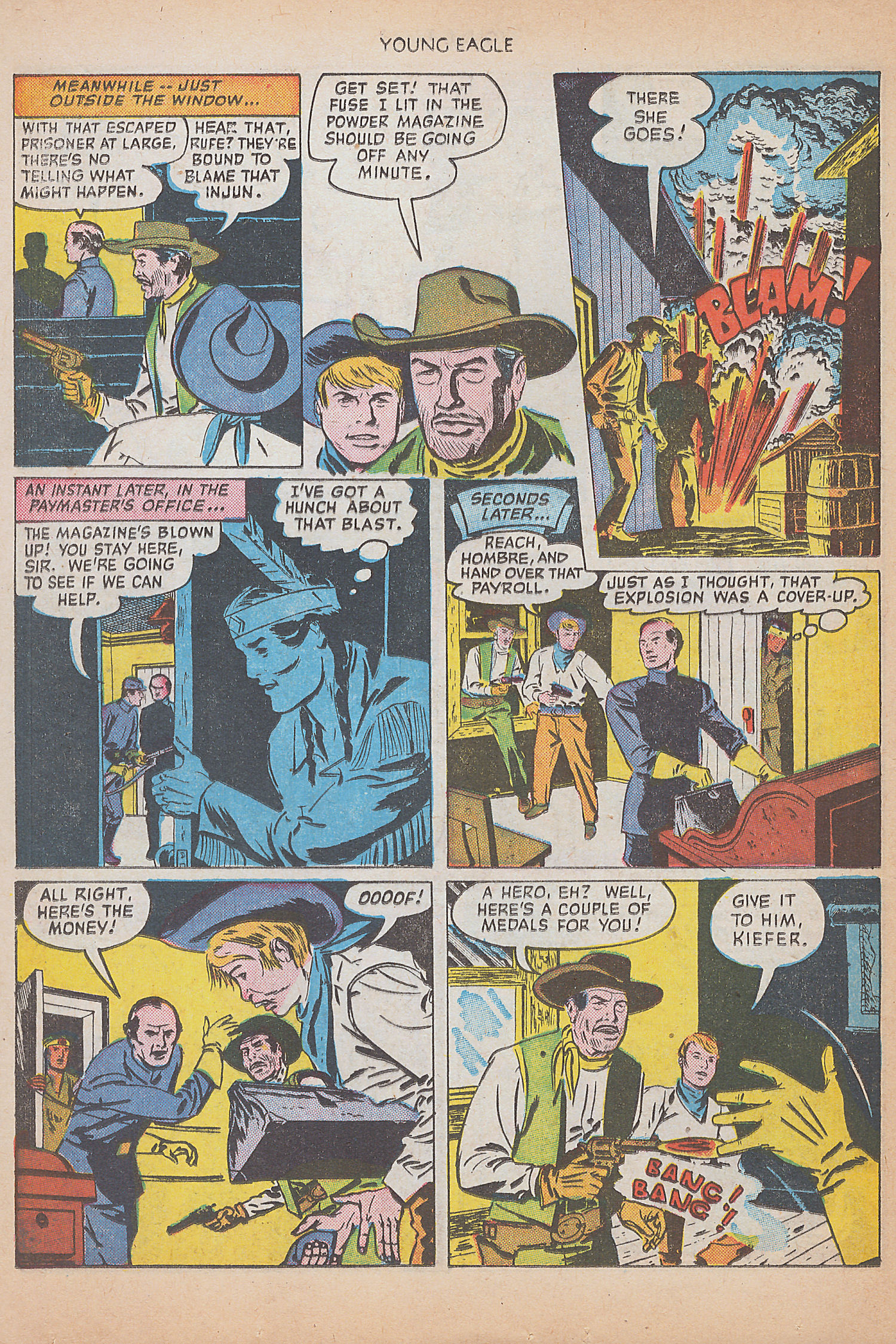 Read online Young Eagle comic -  Issue #3 - 12