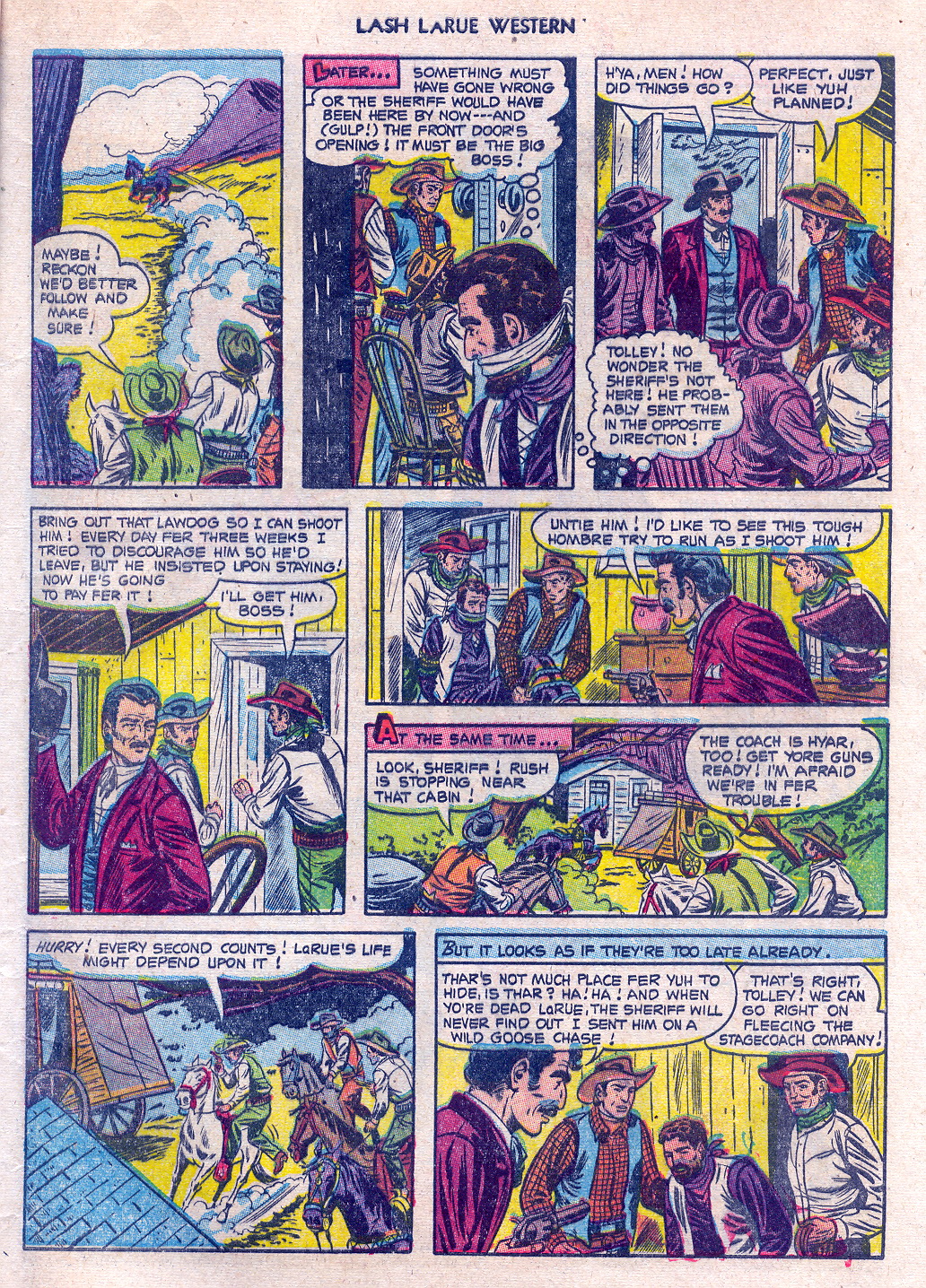 Read online Lash Larue Western (1949) comic -  Issue #45 - 33