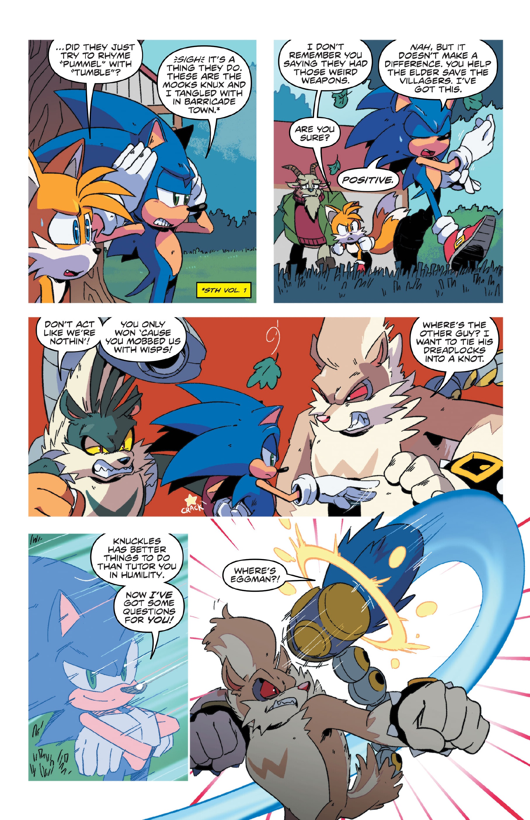 Read online Sonic the Hedgehog: Sonic & Tails: Best Buds Forever comic -  Issue # TPB - 35