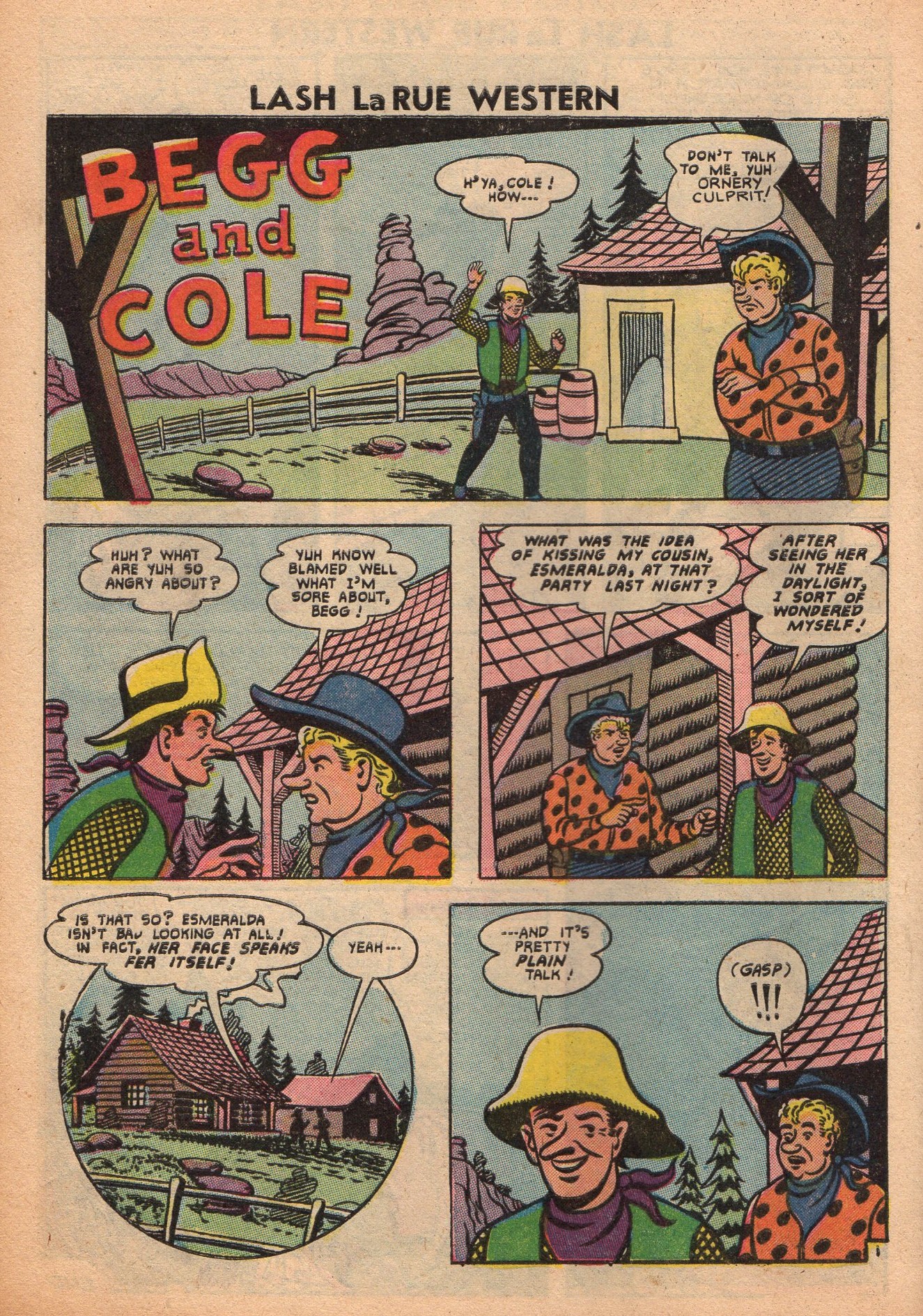 Read online Lash Larue Western (1949) comic -  Issue #61 - 28