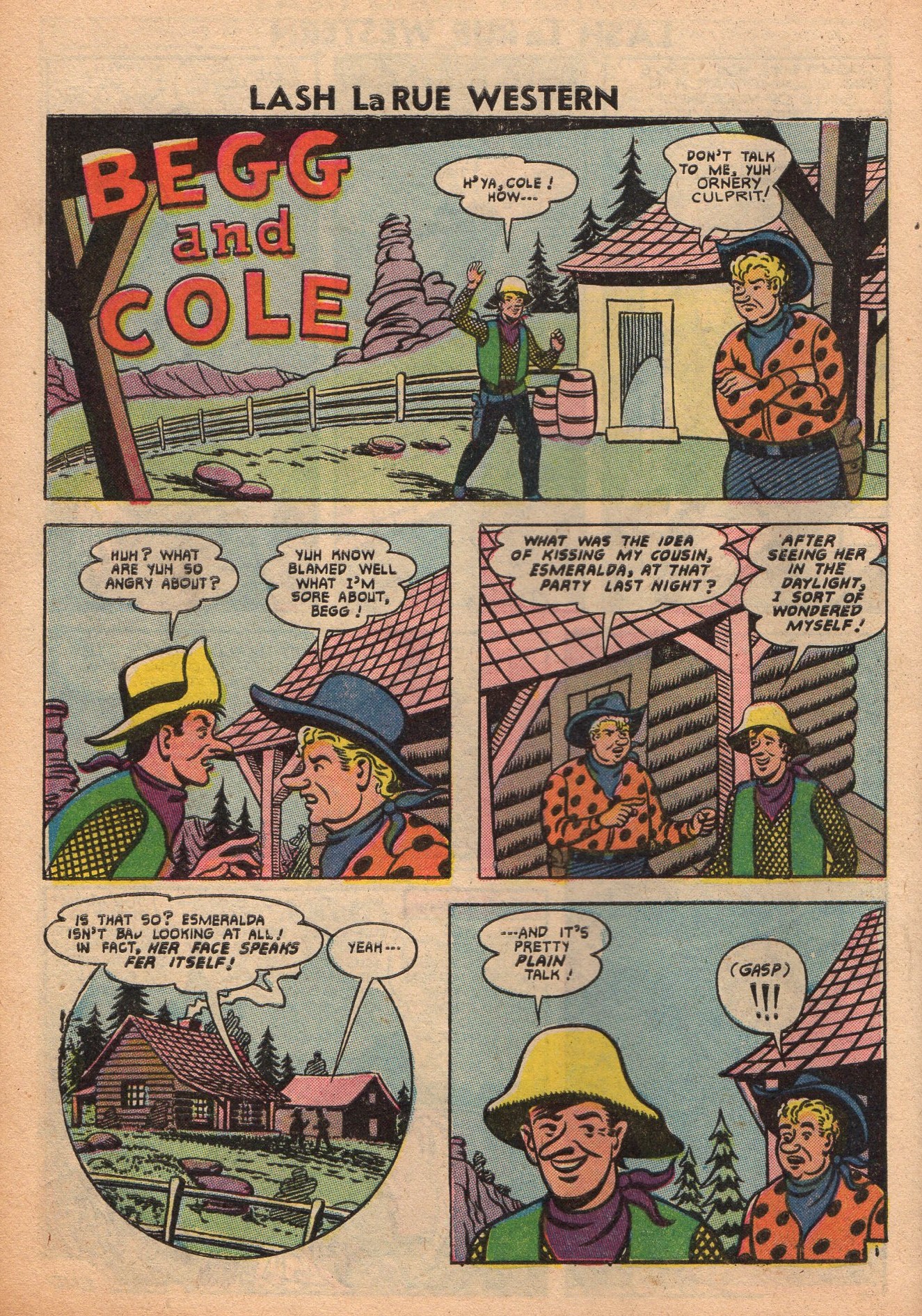 Read online Lash Larue Western (1949) comic -  Issue #61 - 28