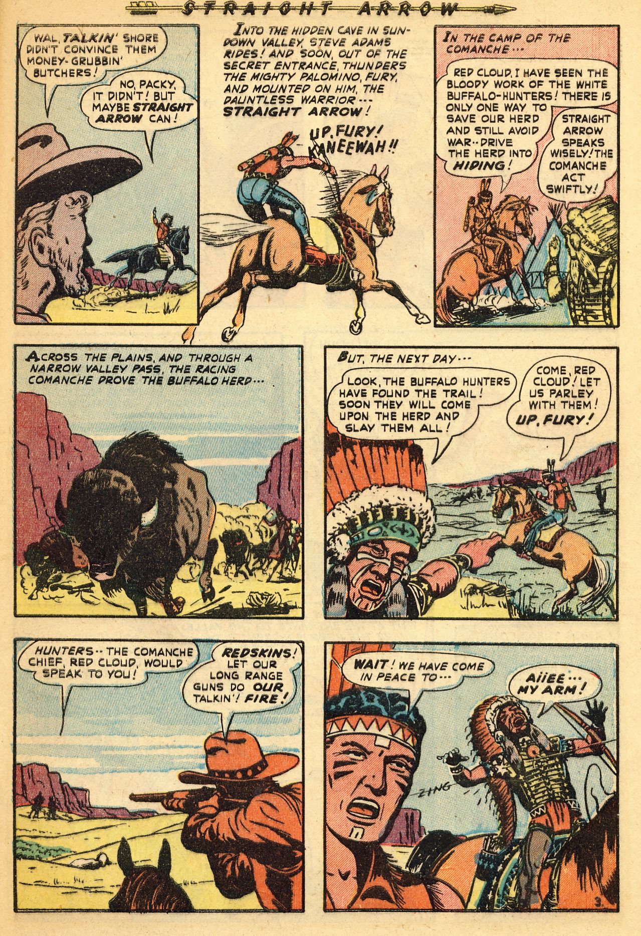 Read online Straight Arrow comic -  Issue #14 - 29