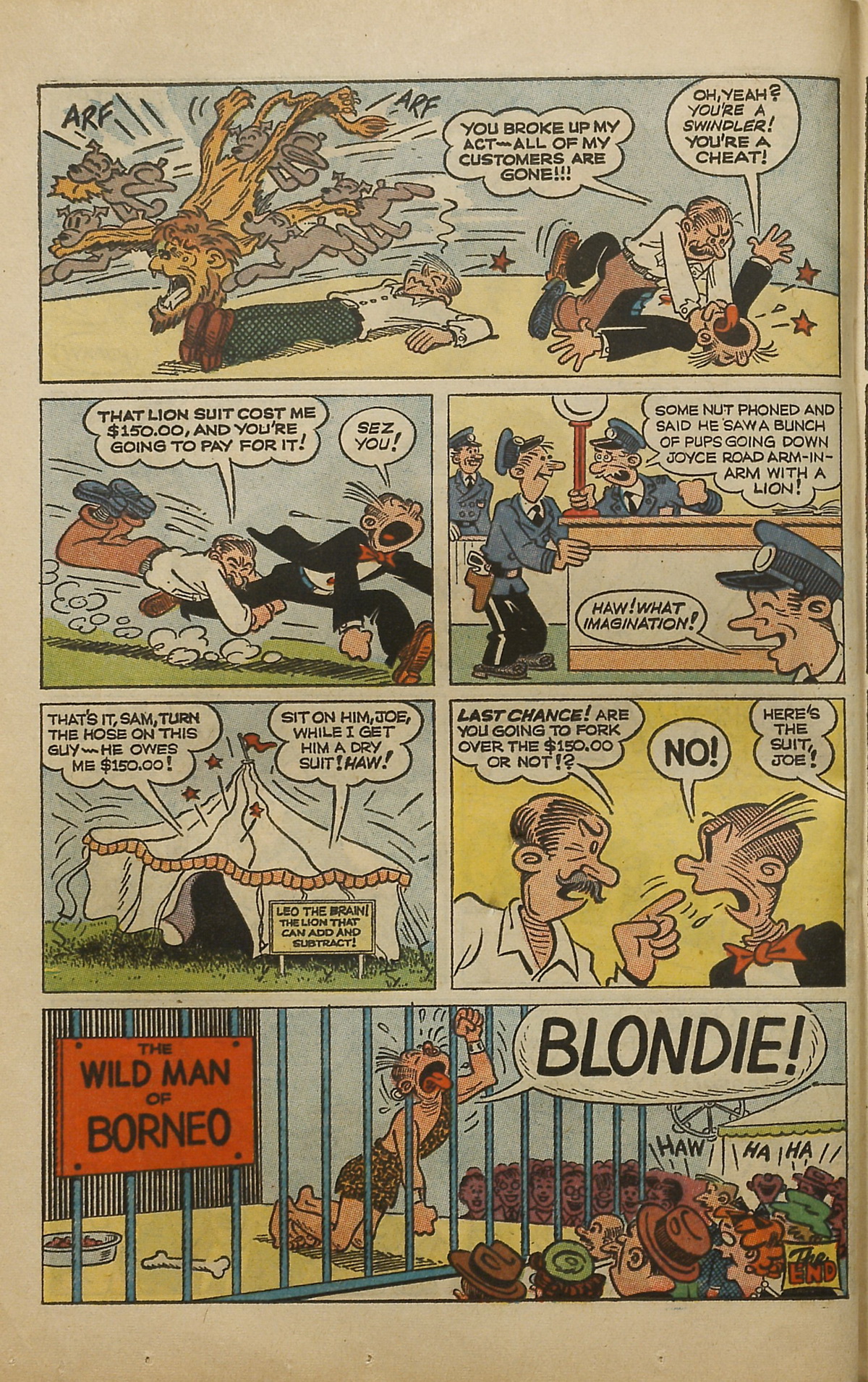 Read online Blondie Comics (1960) comic -  Issue #159 - 14