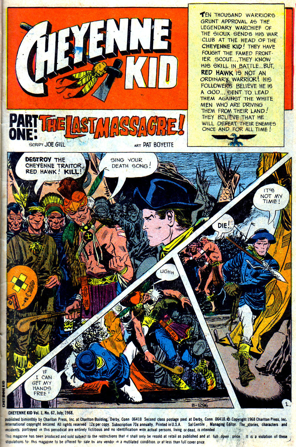 Read online Cheyenne Kid comic -  Issue #67 - 3