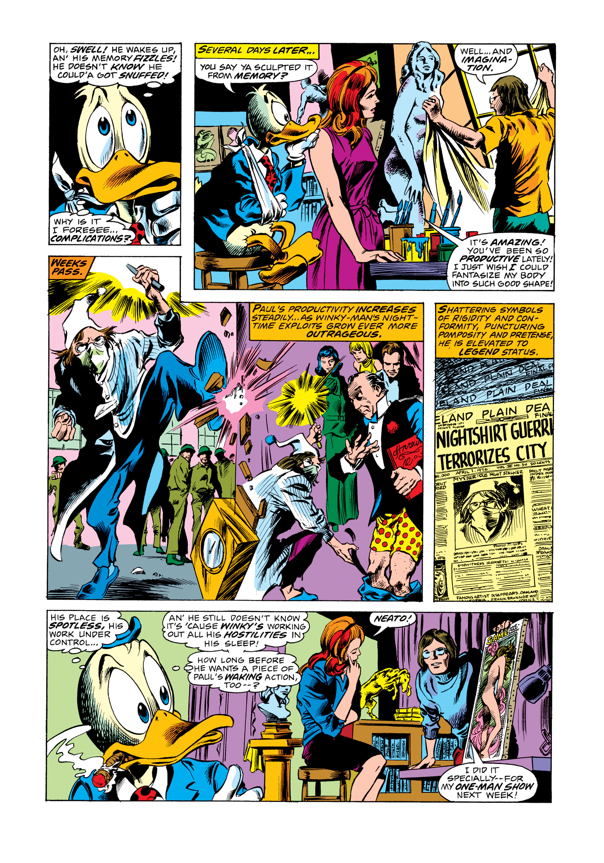 Read online Marvel Masterworks: Howard the Duck comic -  Issue # TPB 1 (Part 2) - 16