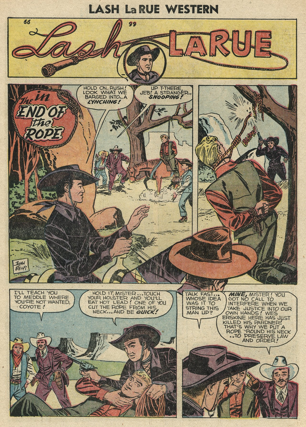 Read online Lash Larue Western (1949) comic -  Issue #47 - 15