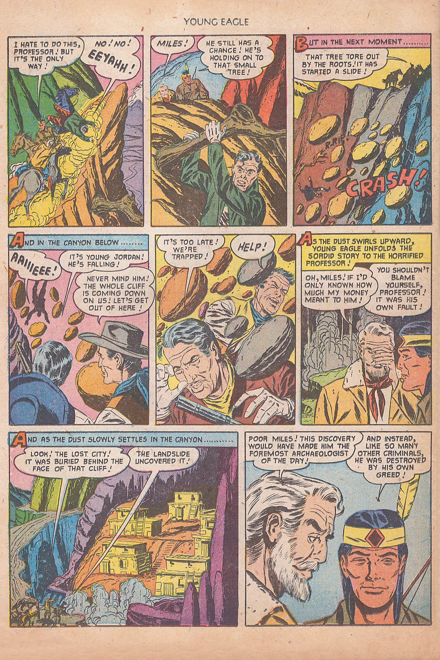 Read online Young Eagle comic -  Issue #7 - 34