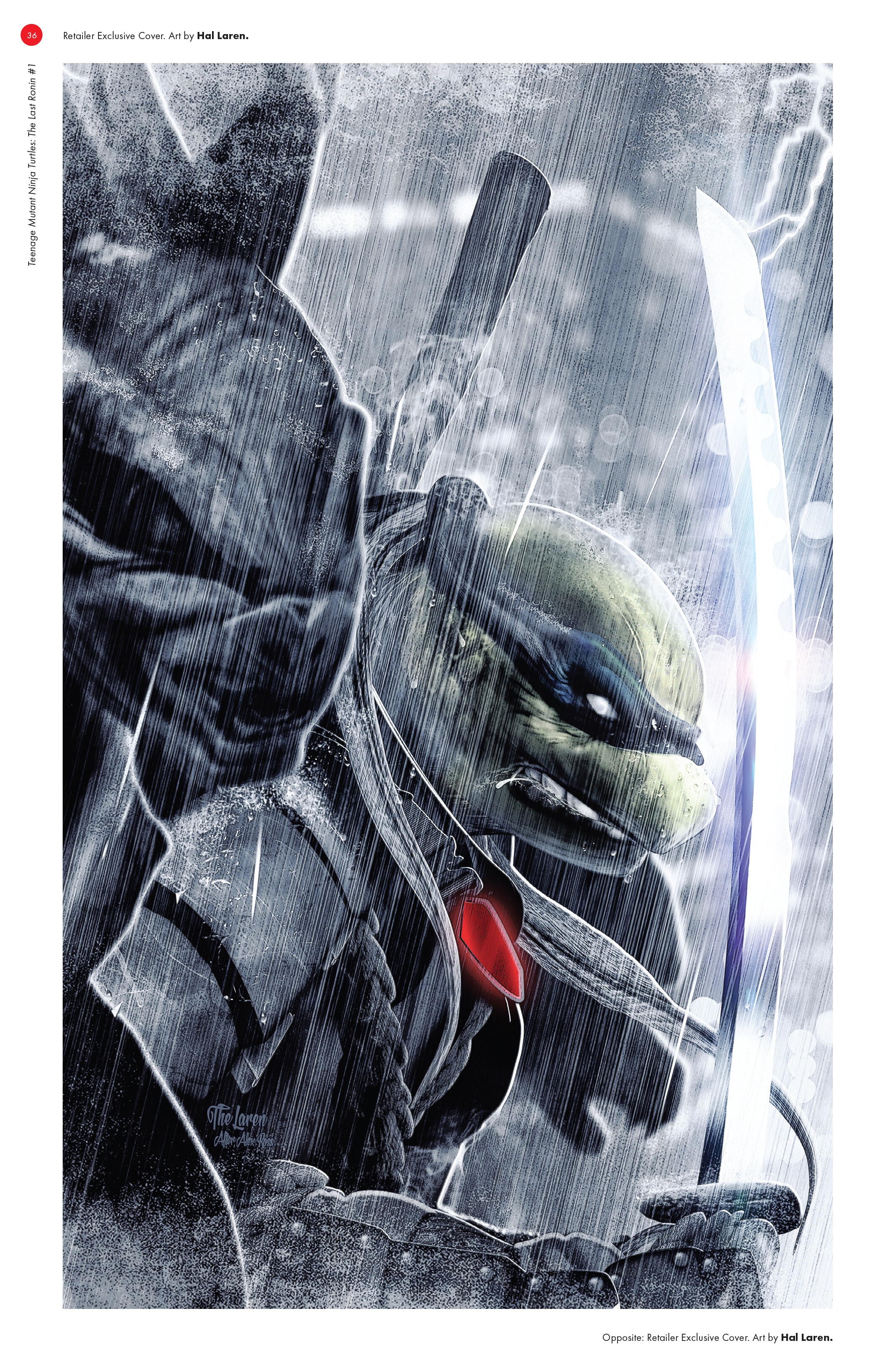Read online Teenage Mutant Ninja Turtles: The Last Ronin - The Covers comic -  Issue # TPB (Part 1) - 34