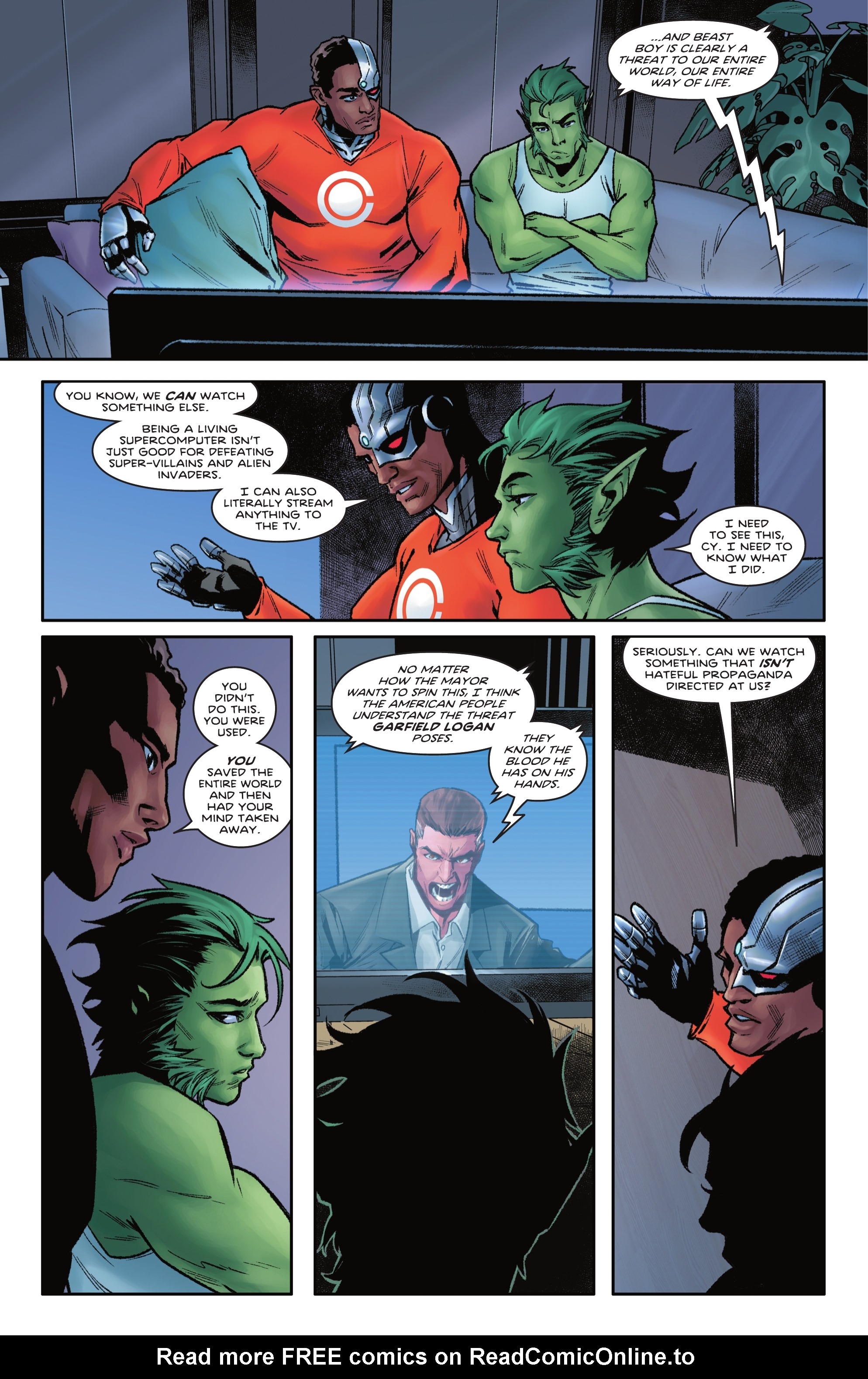 Read online Titans (2023) comic -  Issue #8 - 9