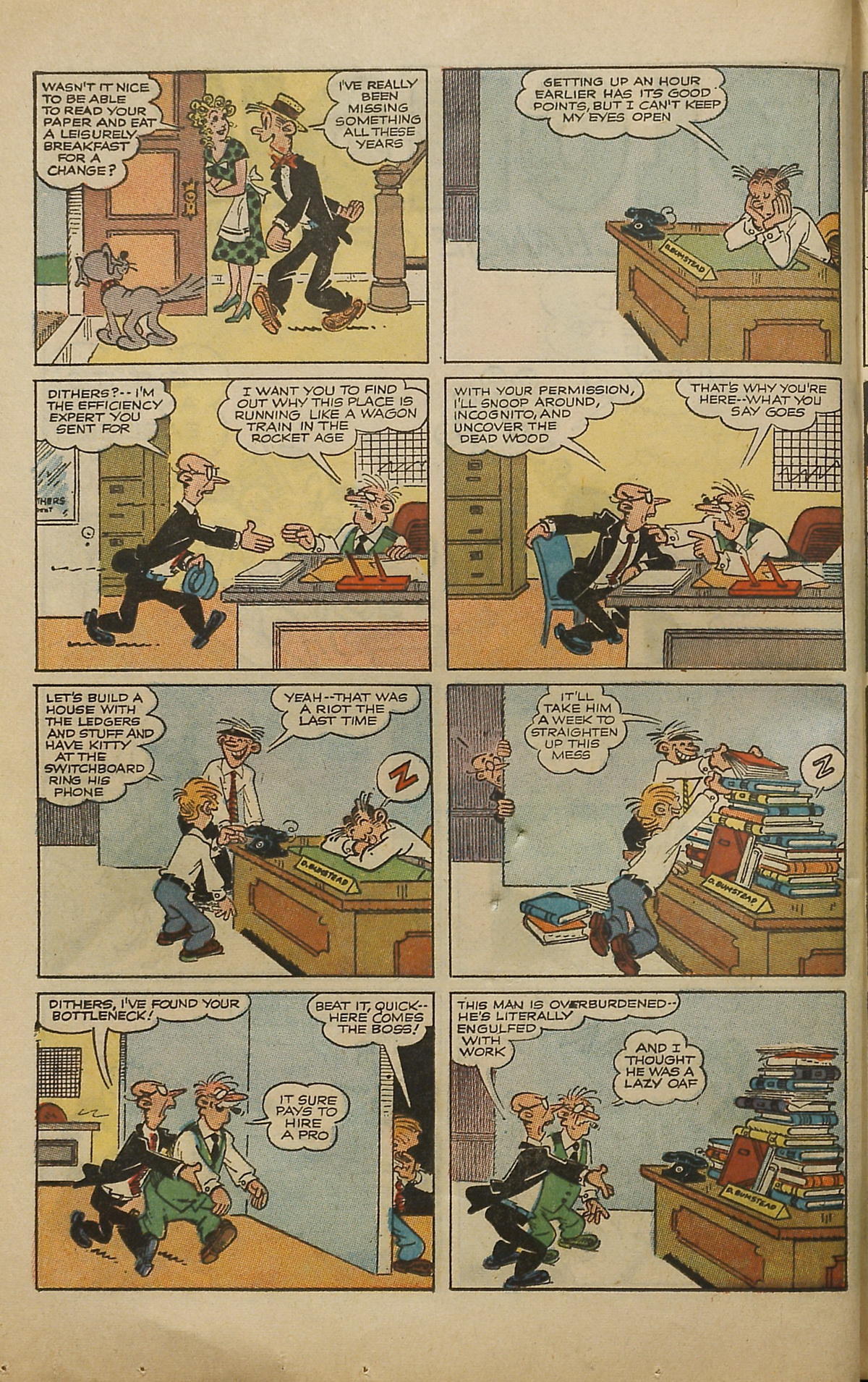 Read online Blondie Comics (1960) comic -  Issue #159 - 18