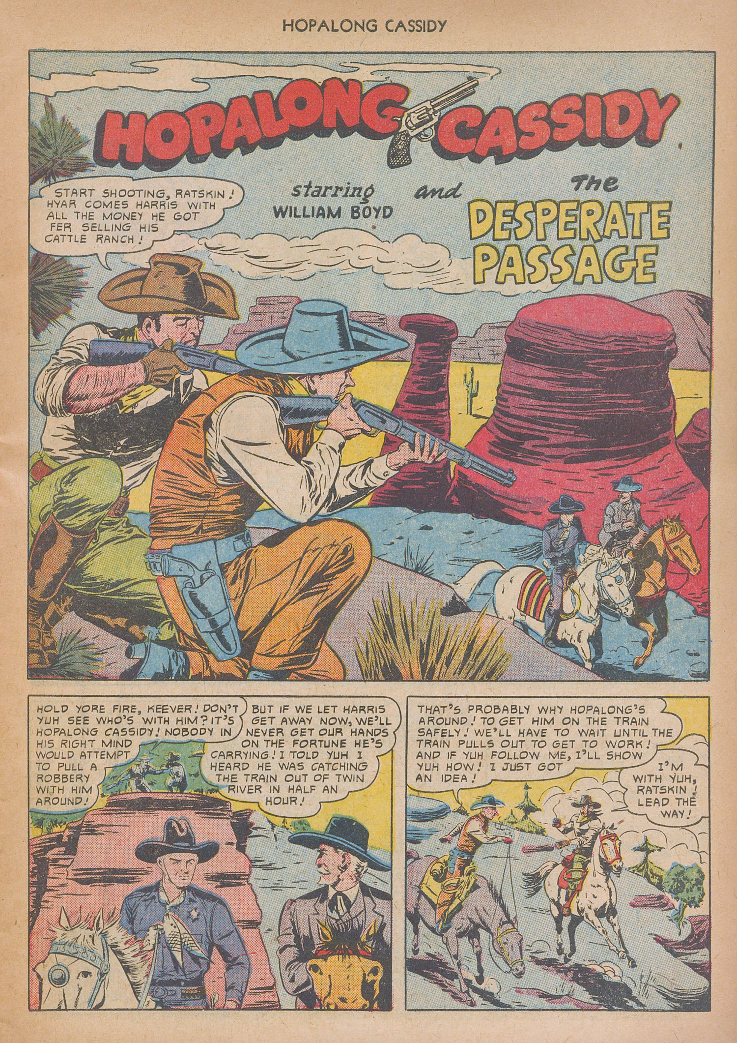 Read online Hopalong Cassidy comic -  Issue #51 - 19