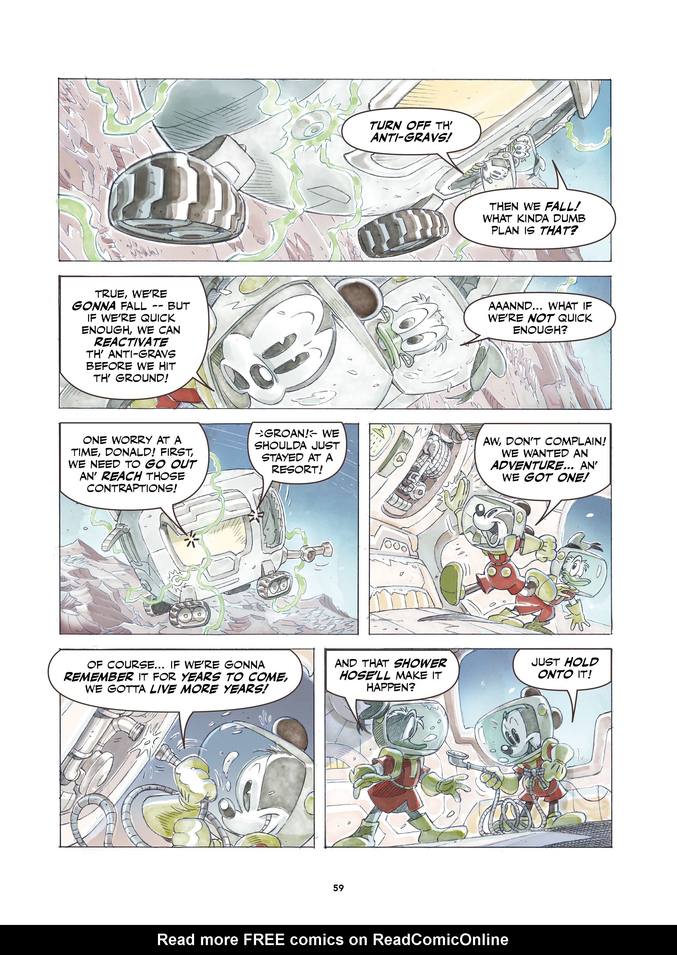 Read online Disney Once Upon a Mouse… In the Future comic -  Issue # TPB (Part 1) - 60