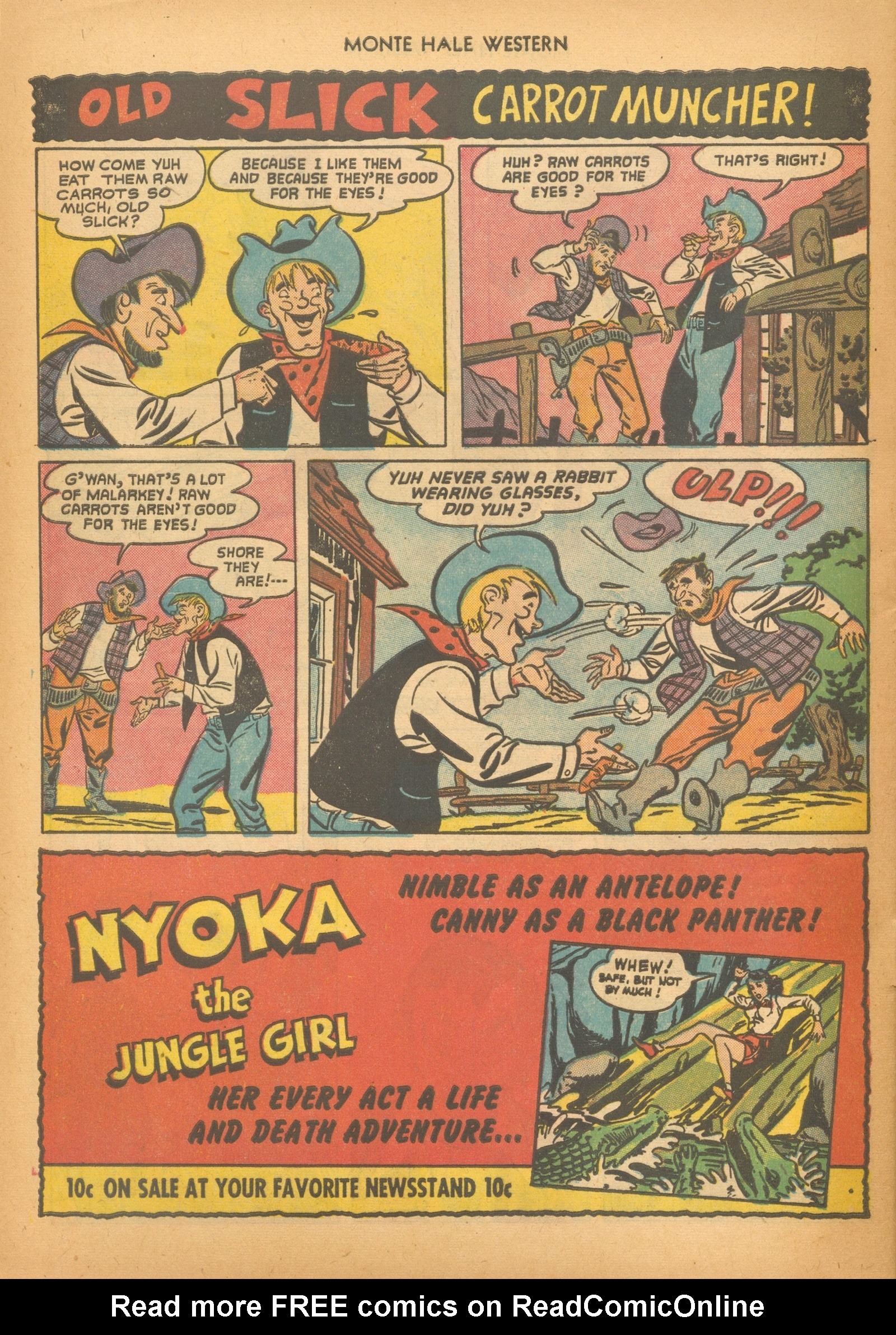 Read online Monte Hale Western comic -  Issue #74 - 28