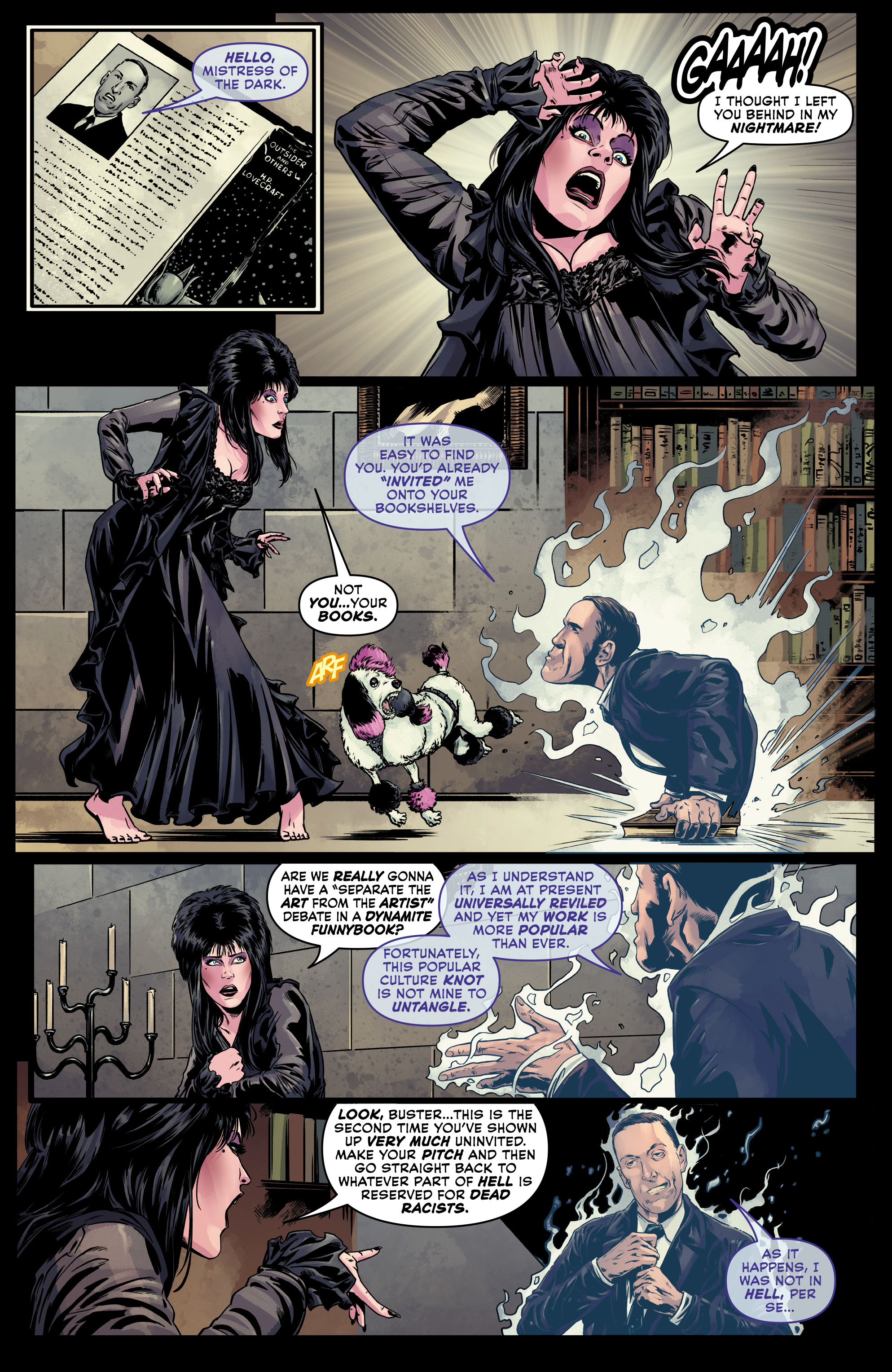 Read online Elvira Meets H.P. Lovecraft comic -  Issue #1 - 11