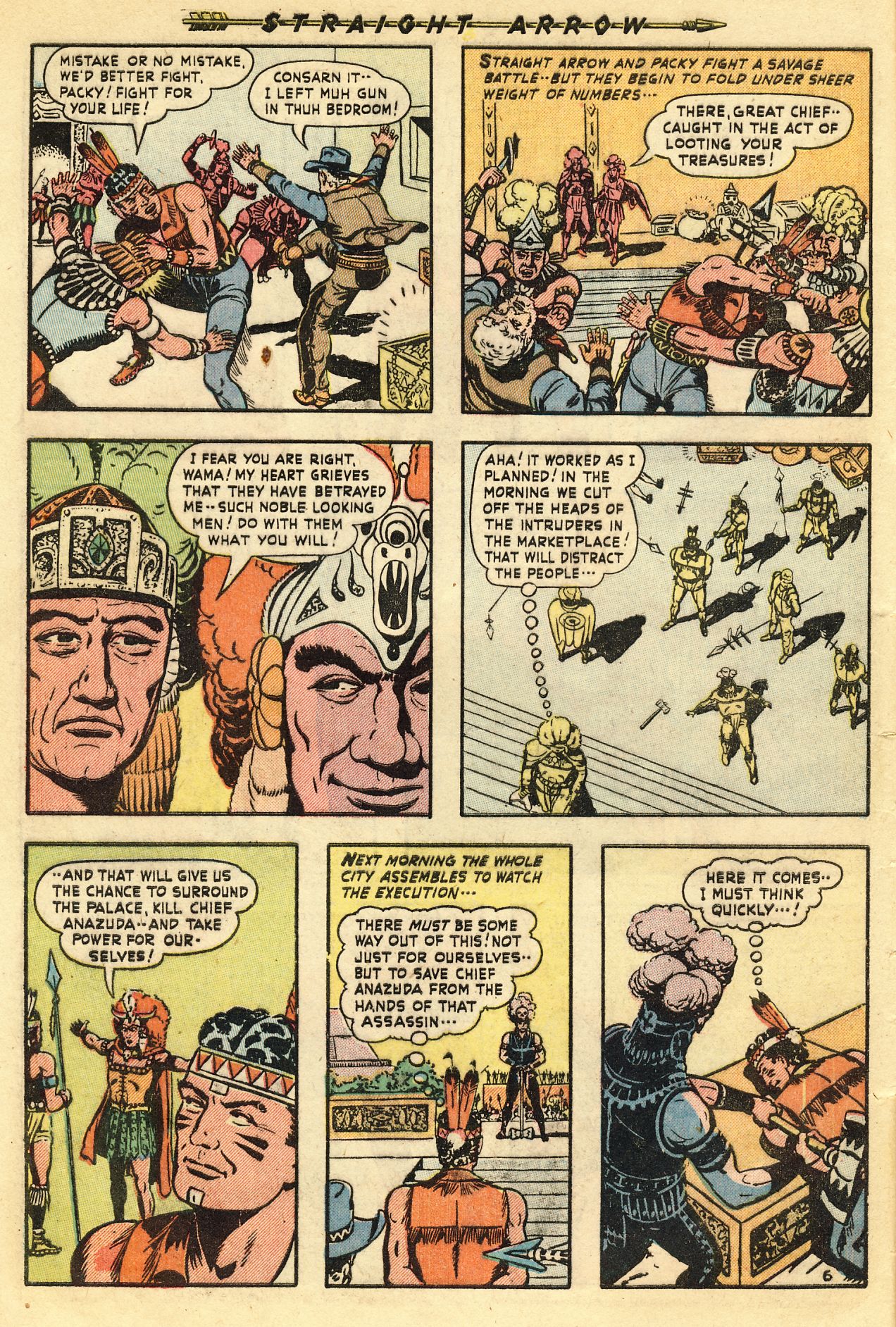 Read online Straight Arrow comic -  Issue #11 - 8