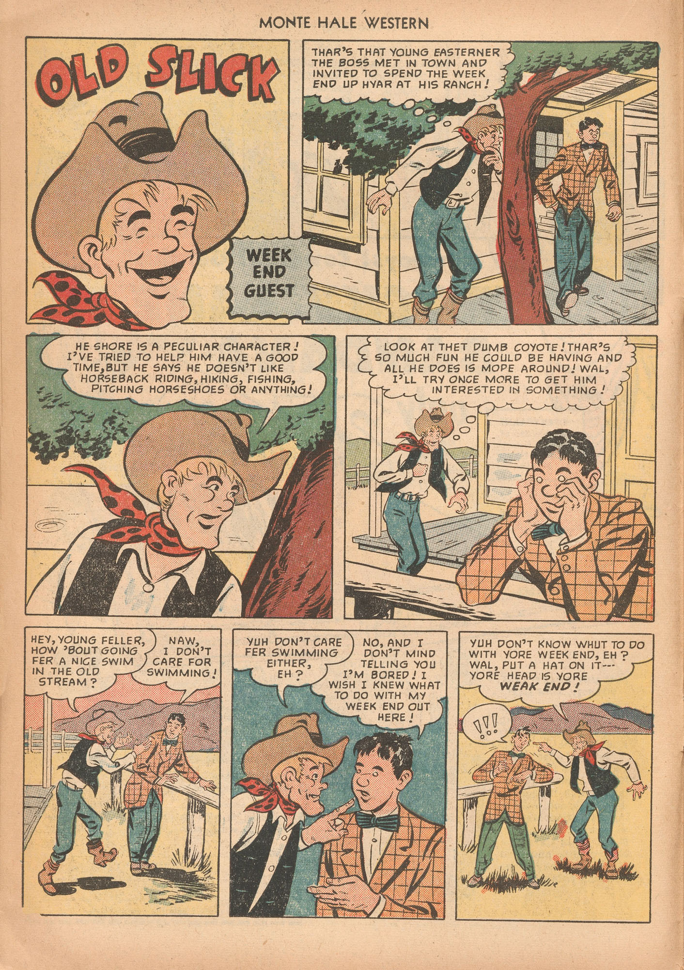 Read online Monte Hale Western comic -  Issue #43 - 14