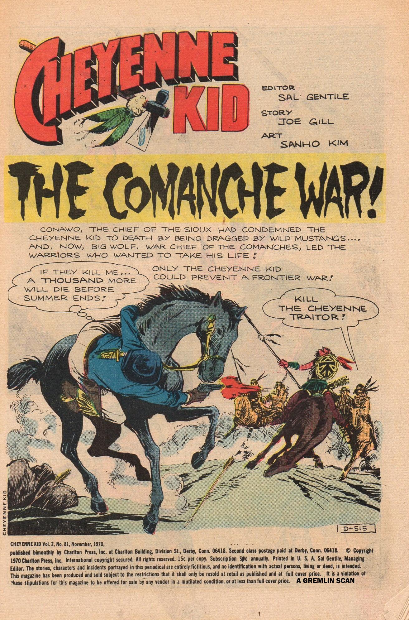 Read online Cheyenne Kid comic -  Issue #81 - 3
