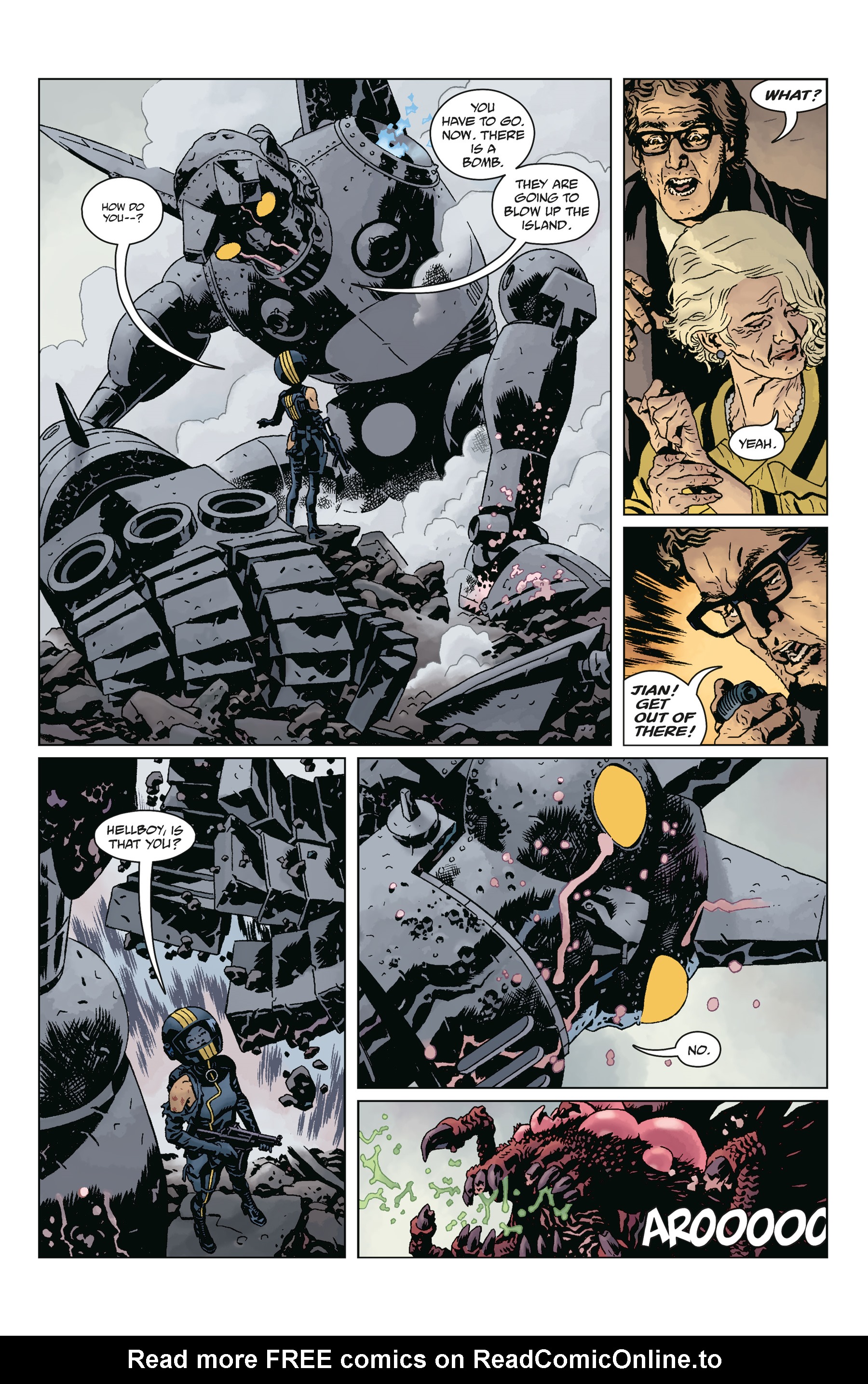 Read online Giant Robot Hellboy comic -  Issue #3 - 13