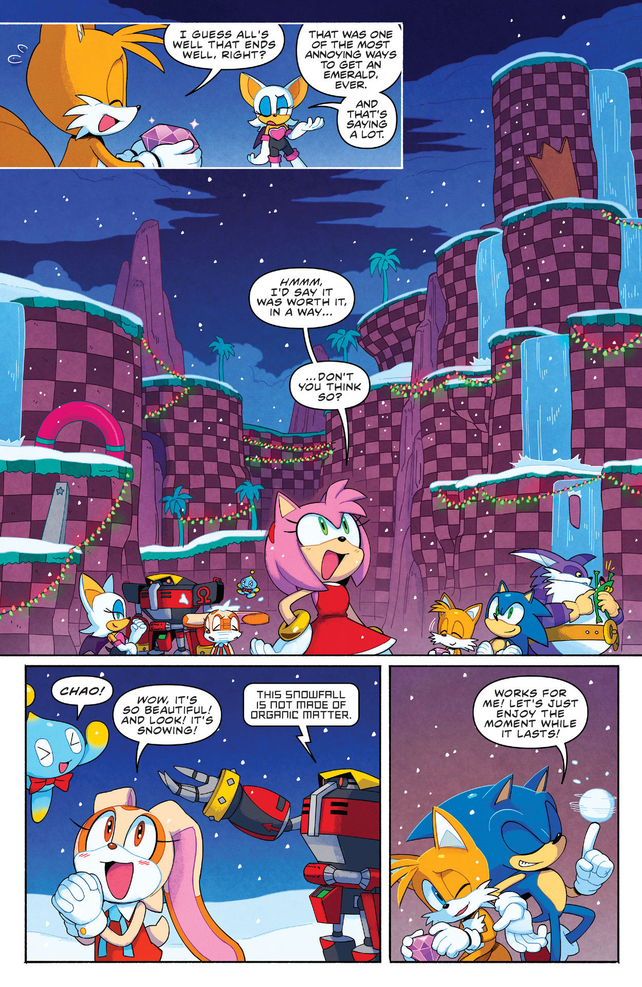 Read online Sonic the Hedgehog: Winter Jam comic -  Issue # Full - 25