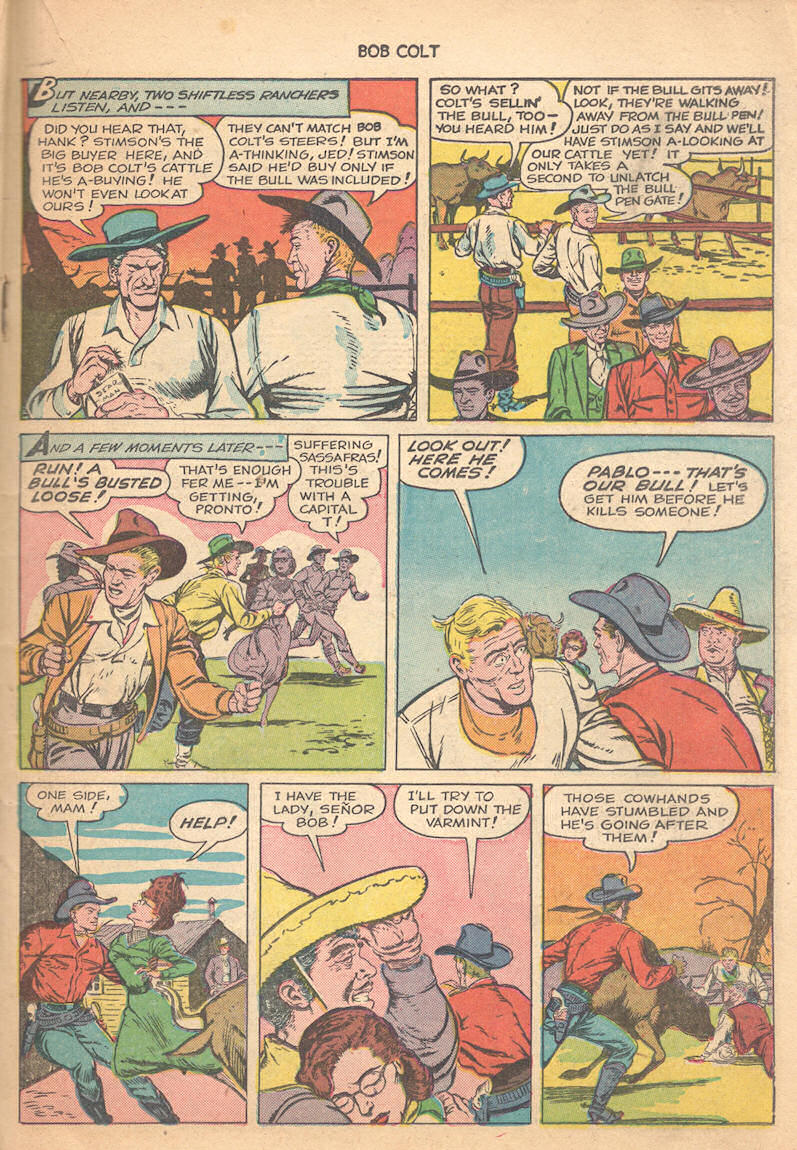 Read online Bob Colt Western comic -  Issue #1 - 19