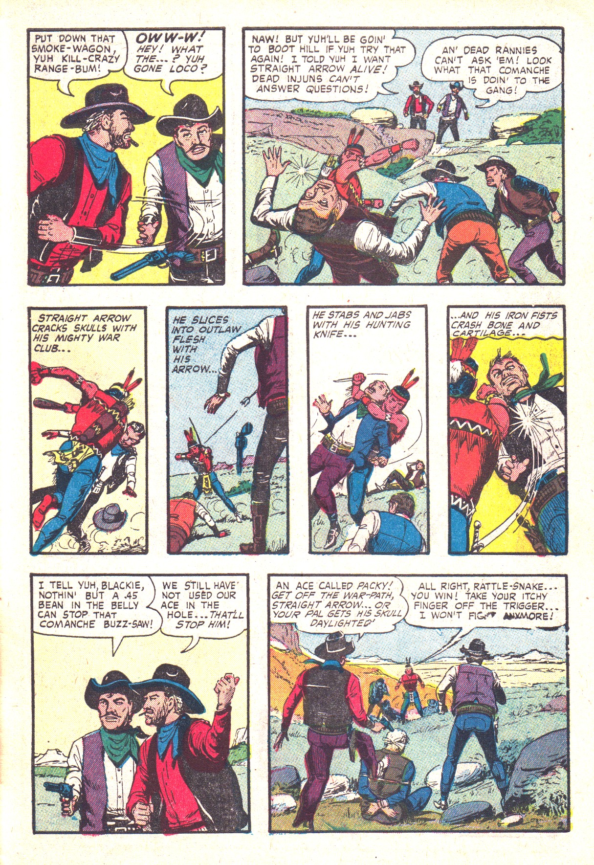 Read online Straight Arrow comic -  Issue #37 - 27