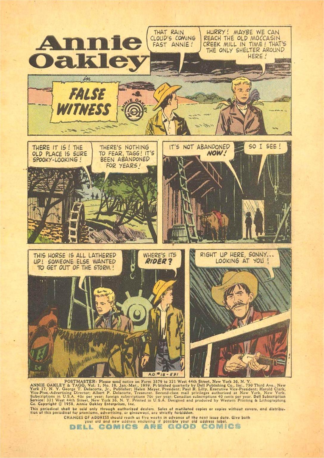 Read online Annie Oakley & Tagg comic -  Issue #18 - 3