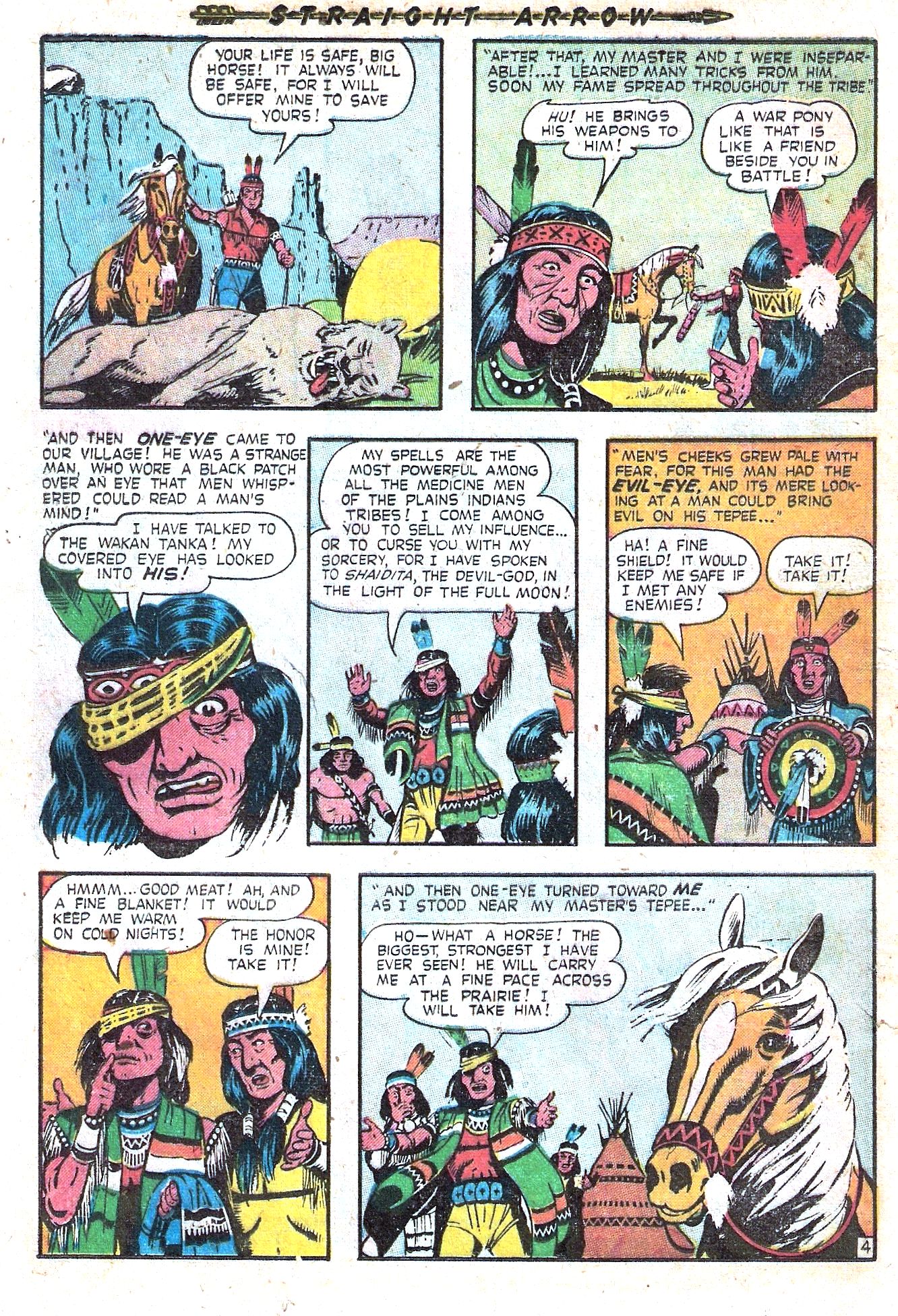 Read online Straight Arrow comic -  Issue #21 - 22