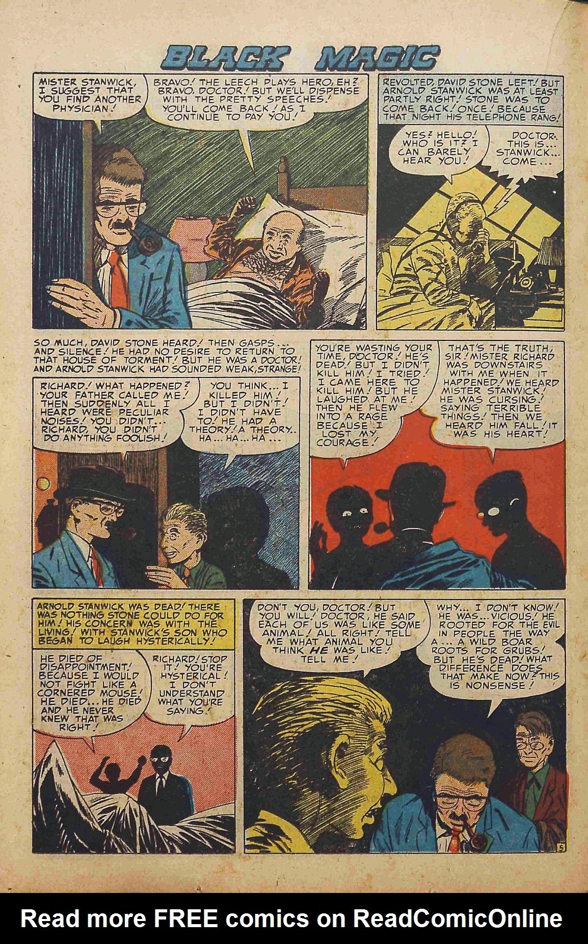 Read online Black Magic (1950) comic -  Issue #22 - 24