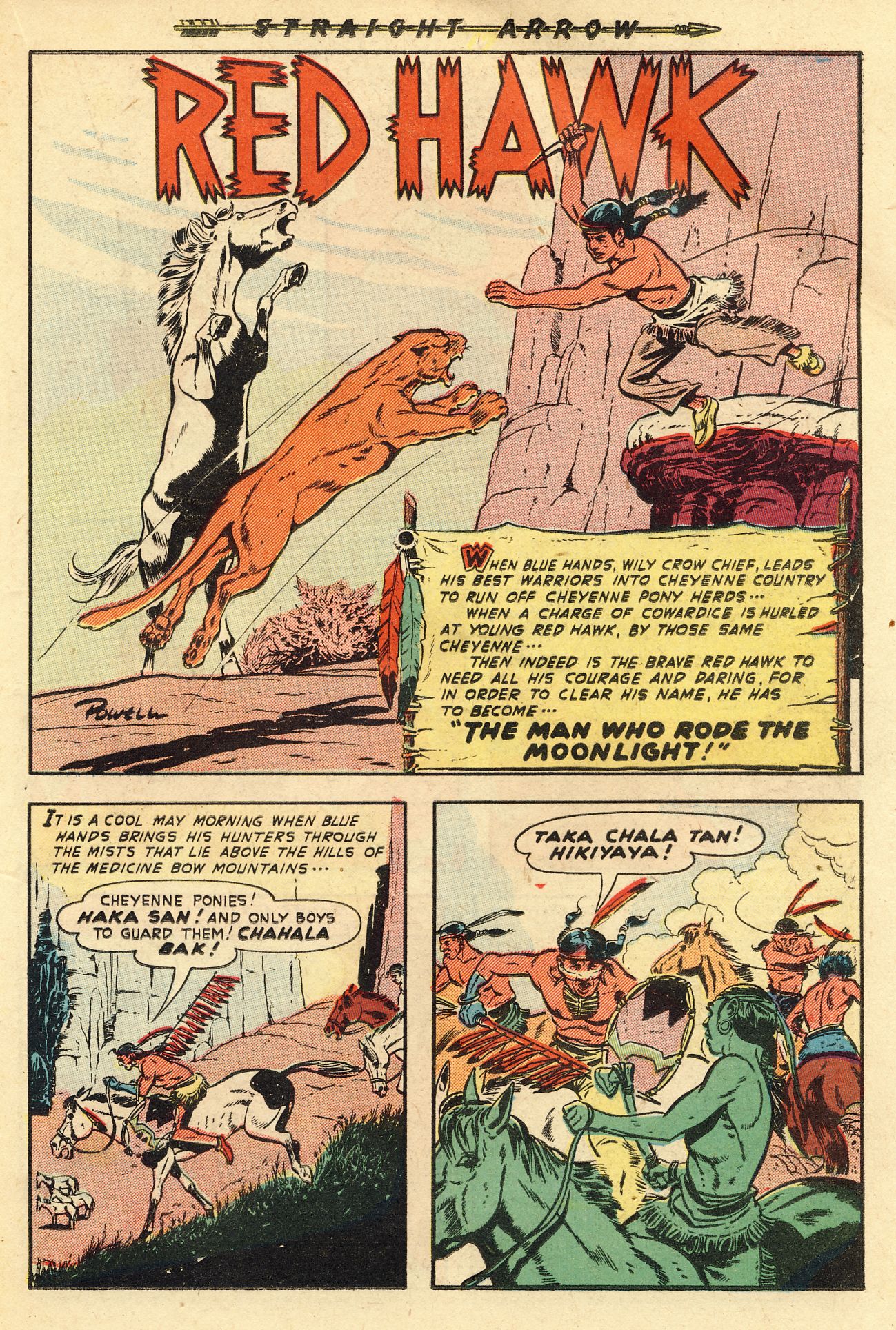 Read online Straight Arrow comic -  Issue #10 - 19