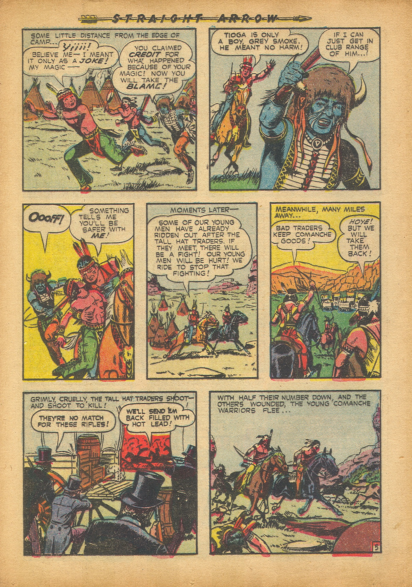 Read online Straight Arrow comic -  Issue #25 - 16