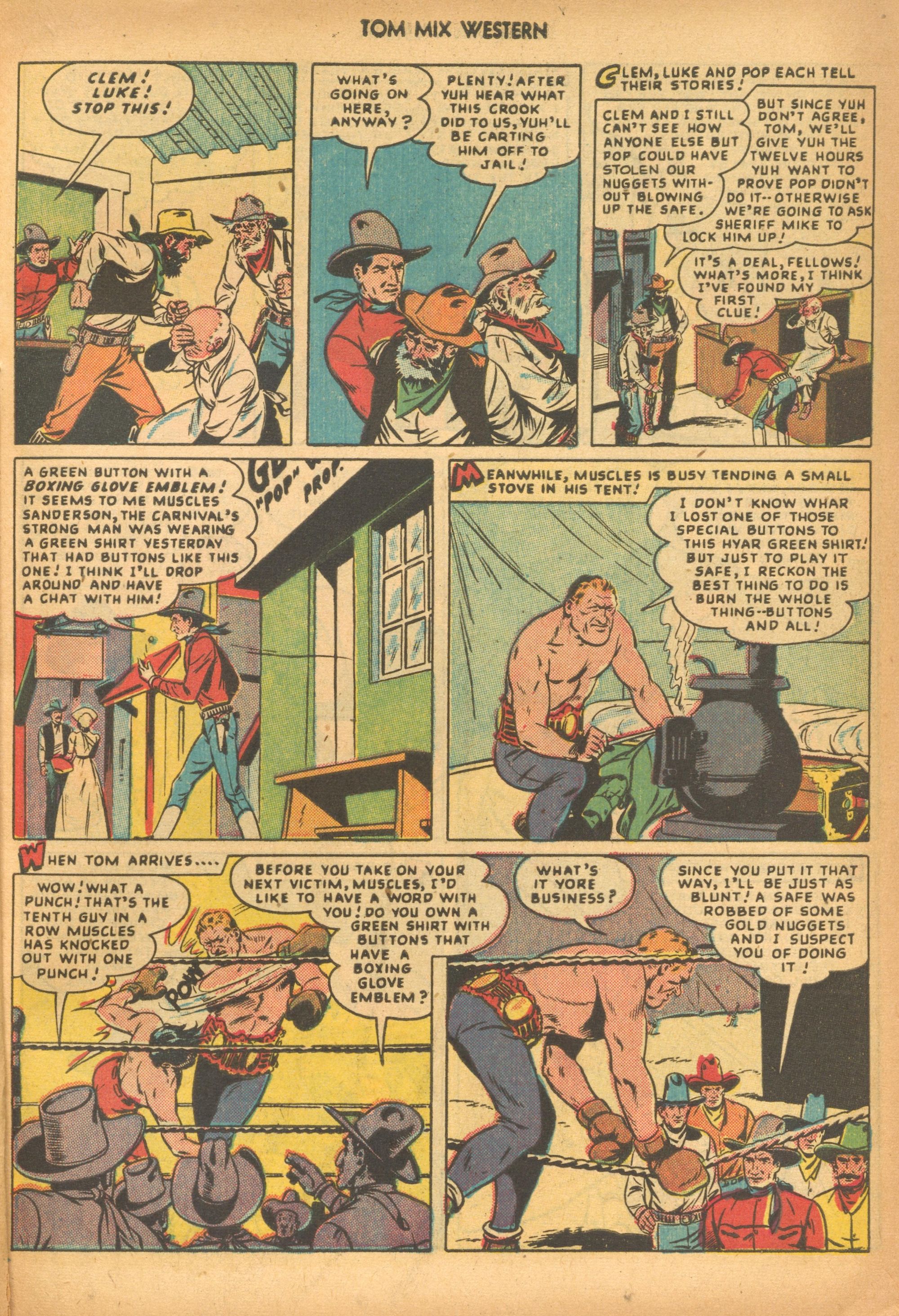 Read online Tom Mix Western (1948) comic -  Issue #20 - 19
