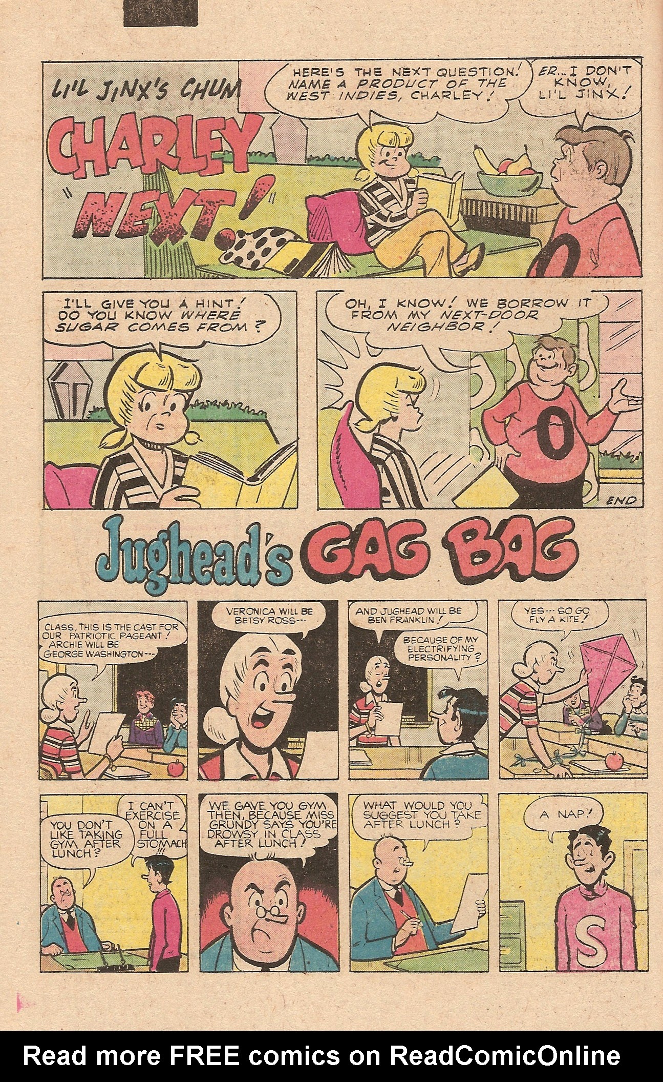 Read online Jughead's Jokes comic -  Issue #71 - 10