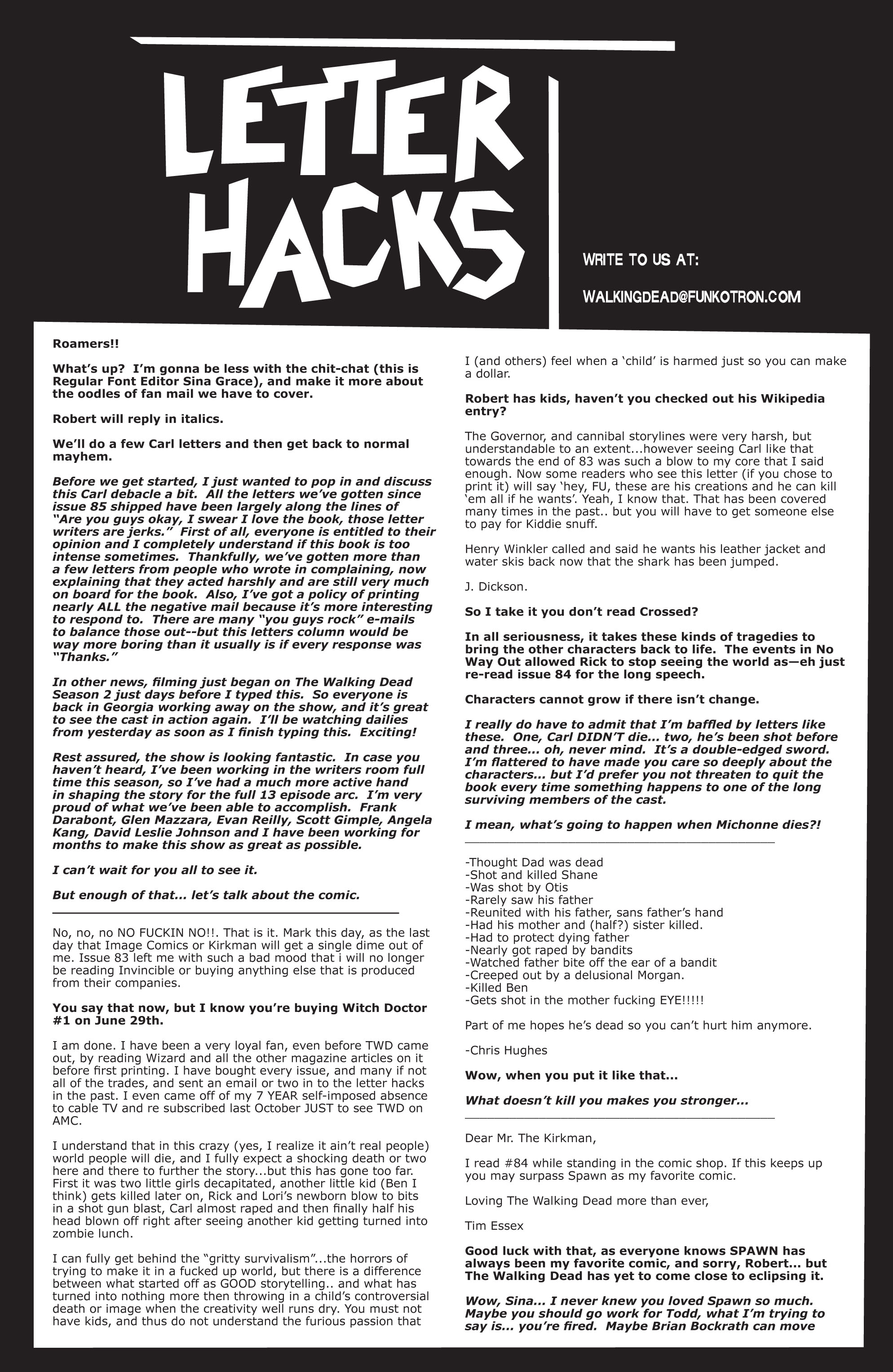 Read online The Walking Dead comic -  Issue #86 - 24