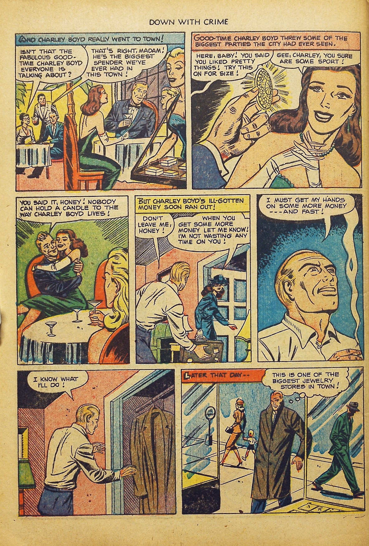 Read online Down With Crime comic -  Issue #4 - 30