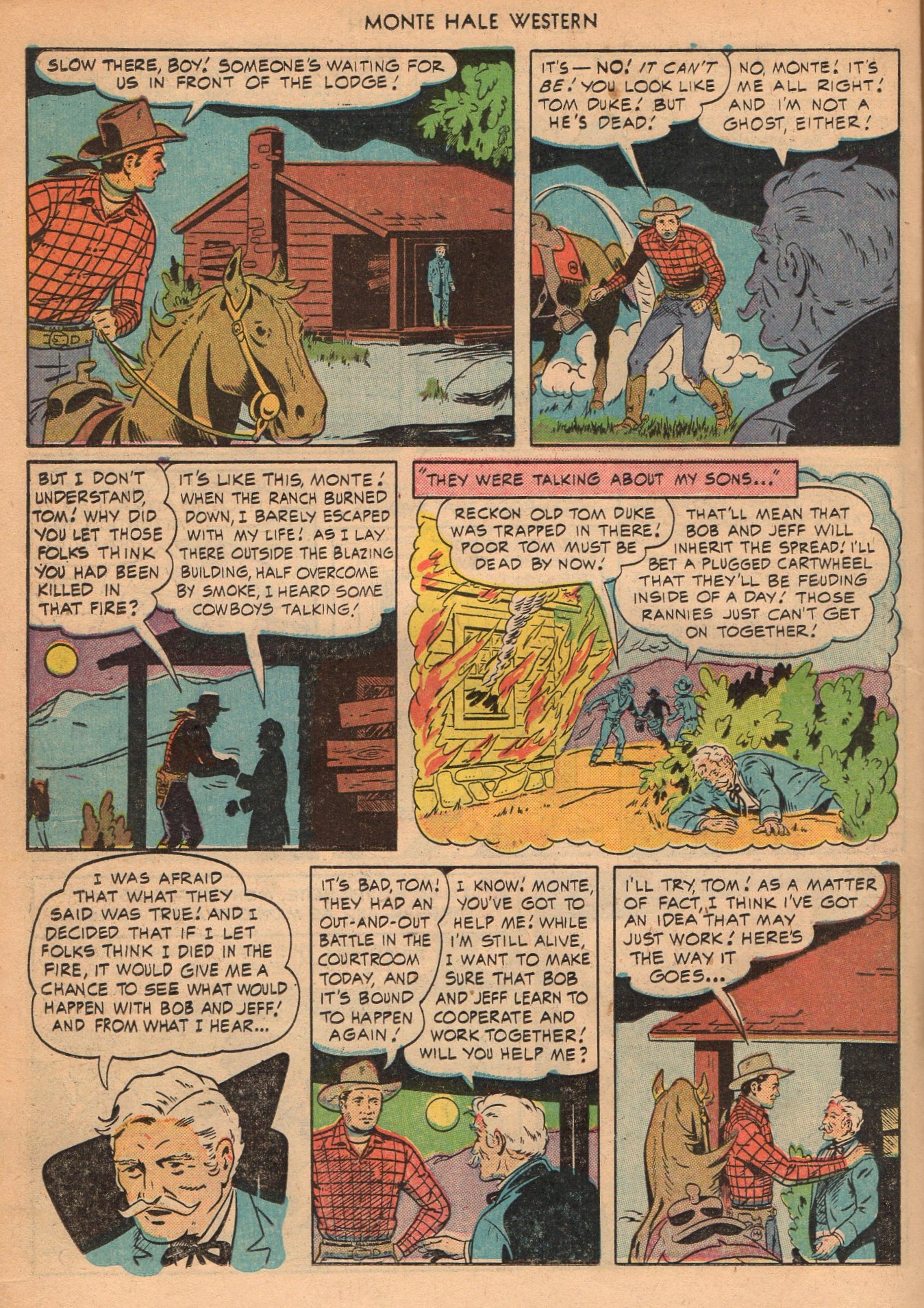 Read online Monte Hale Western comic -  Issue #51 - 30
