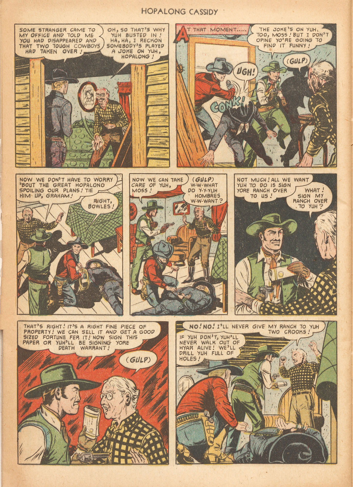 Read online Hopalong Cassidy comic -  Issue #56 - 44