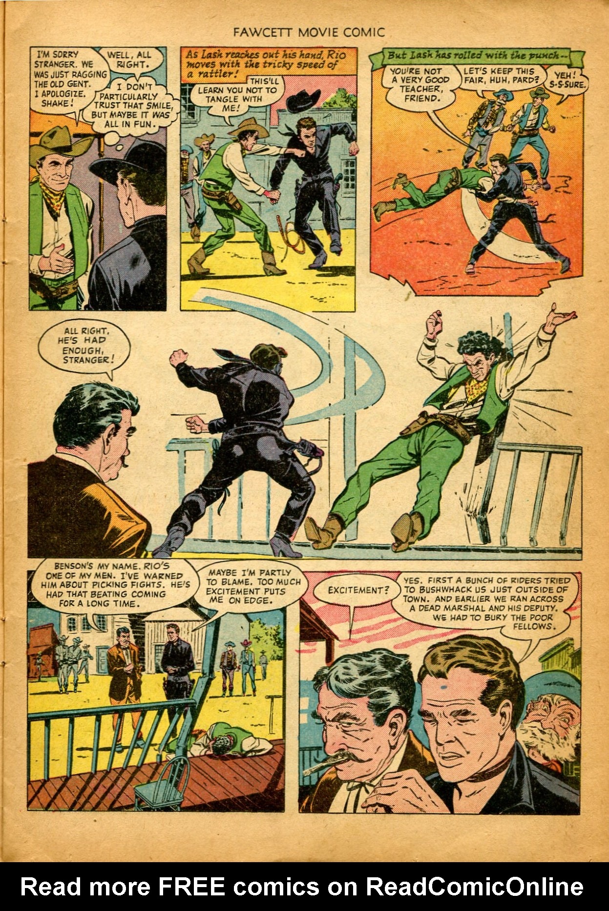 Read online Fawcett Movie Comic comic -  Issue #8 - 11