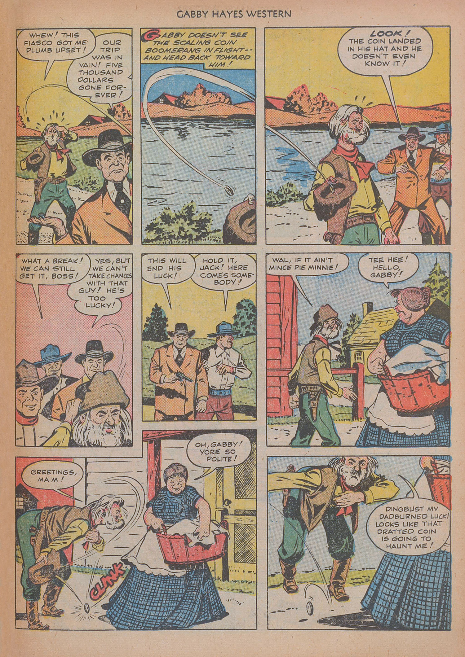 Read online Gabby Hayes Western comic -  Issue #22 - 29