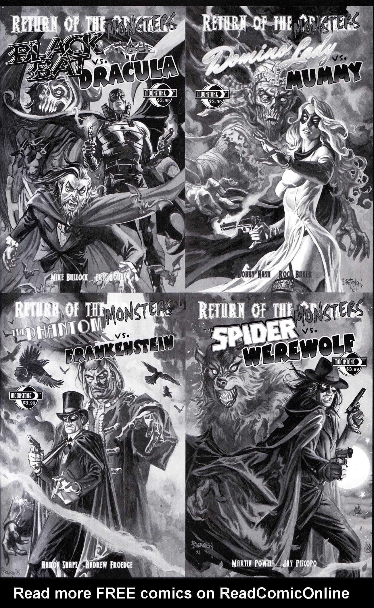 Read online Return of the Monsters: Black Bat & Death Angel vs Dracula comic -  Issue # Full - 39