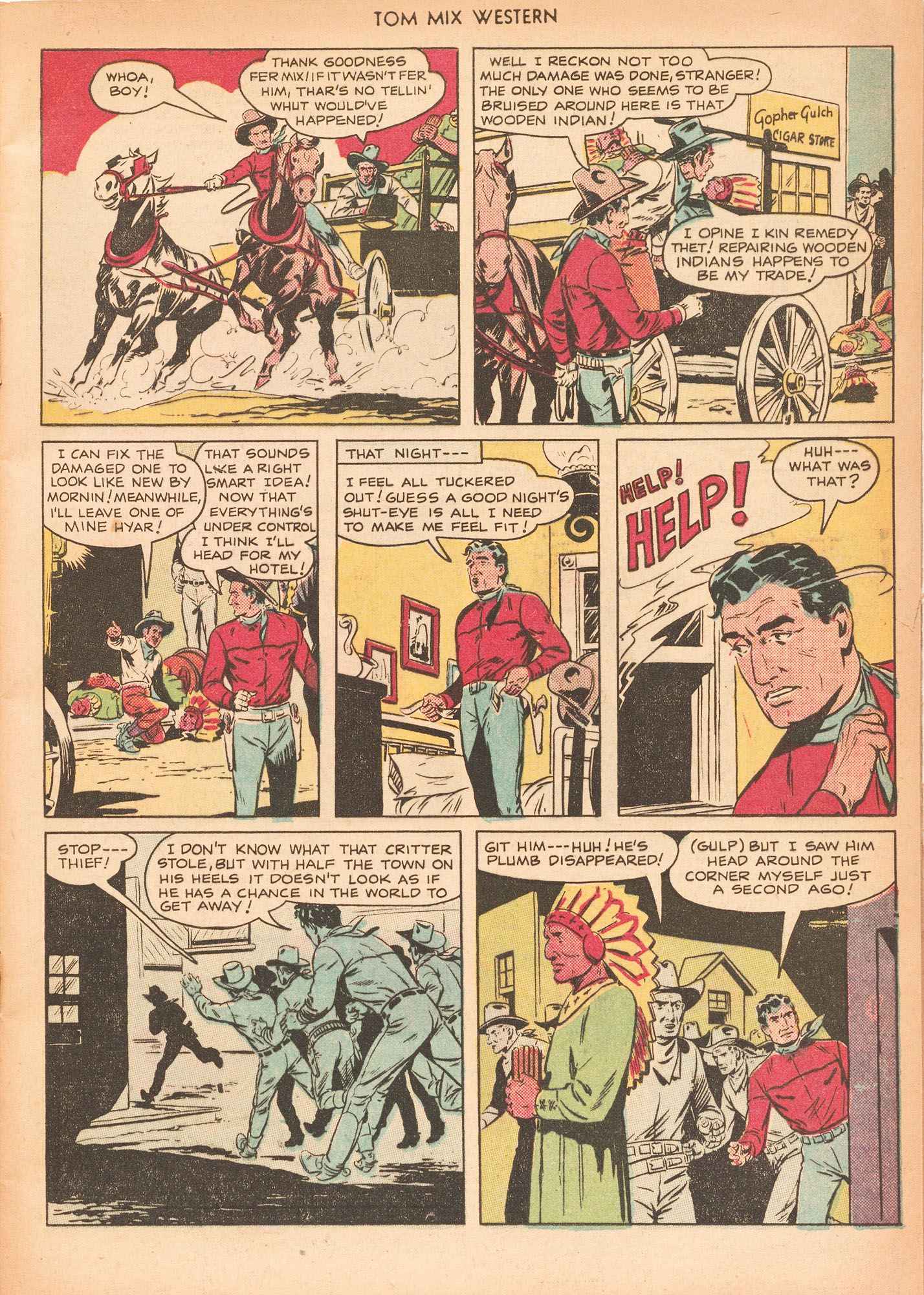 Read online Tom Mix Western (1948) comic -  Issue #25 - 5
