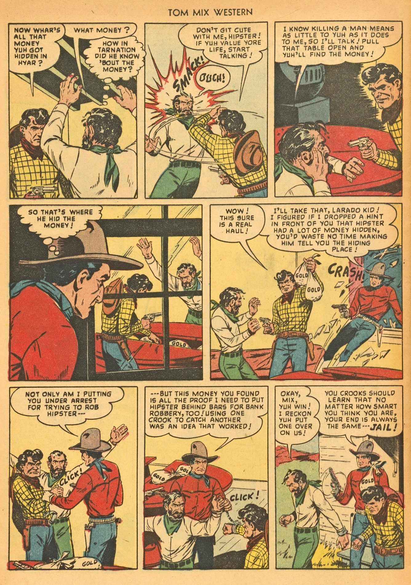 Read online Tom Mix Western (1948) comic -  Issue #22 - 32