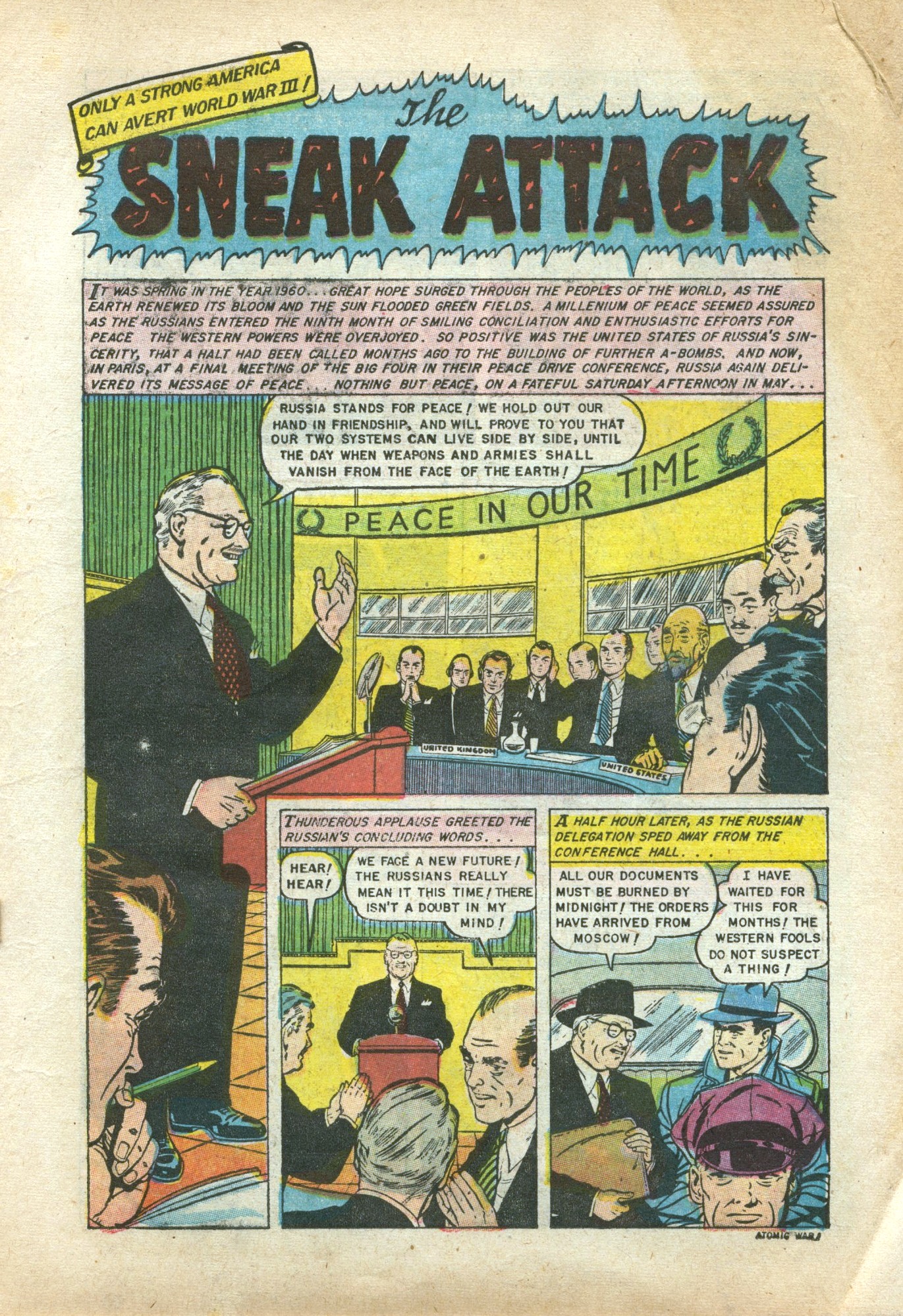 Read online Atomic War! comic -  Issue #1 - 3