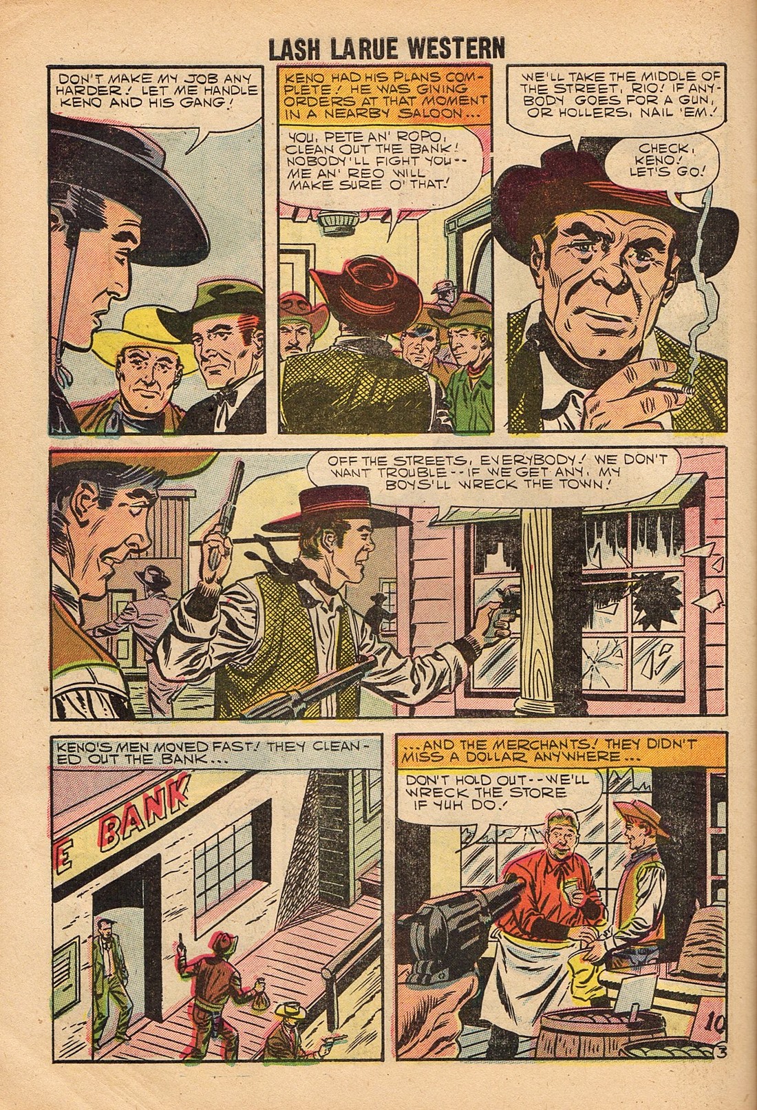 Read online Lash Larue Western (1949) comic -  Issue #67 - 56