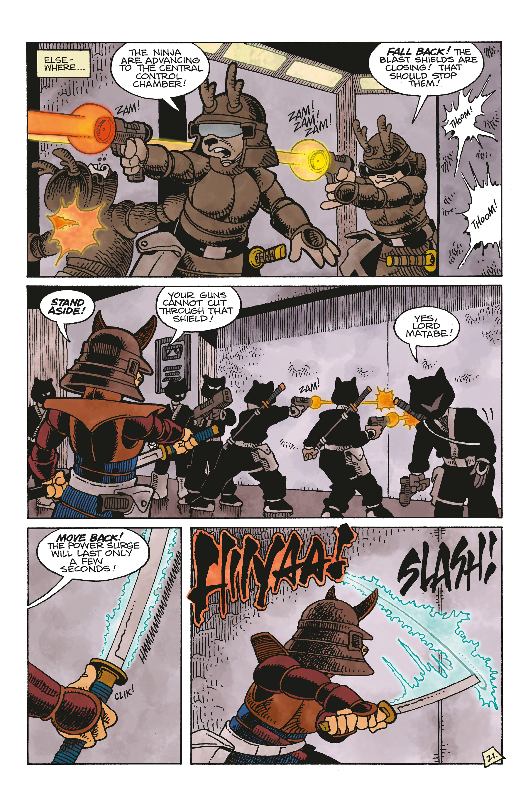 Read online Space Usagi: Death and Honor comic -  Issue #1 - 22