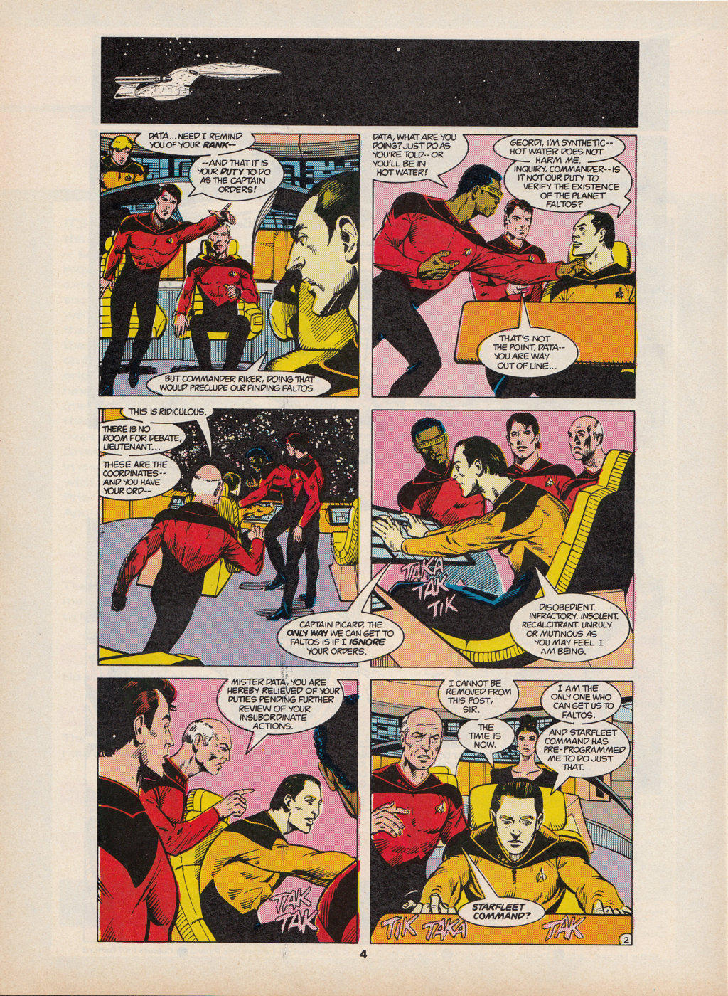 Read online Star Trek The Next Generation (1990) comic -  Issue #7 - 4