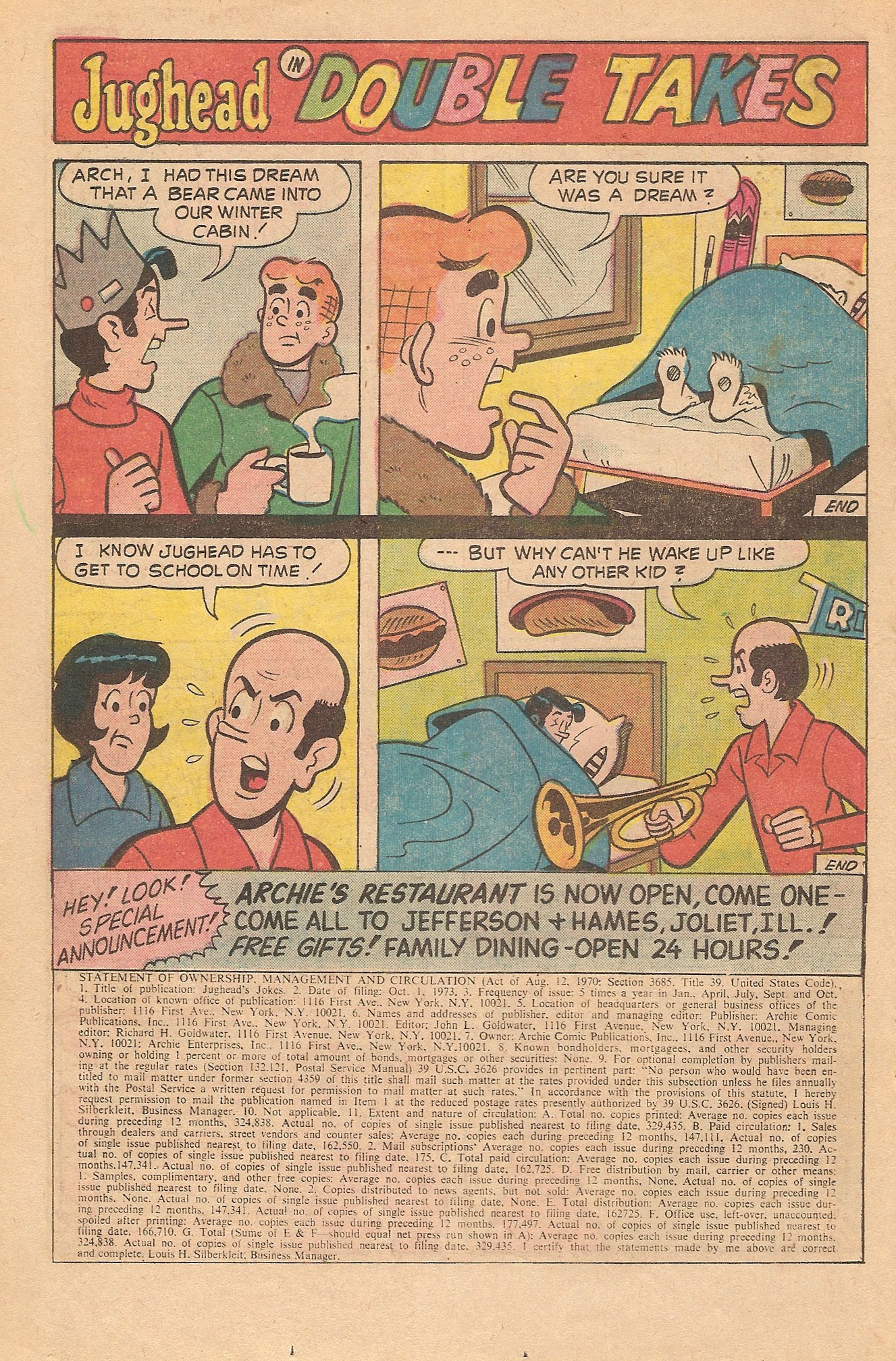 Read online Jughead's Jokes comic -  Issue #38 - 17