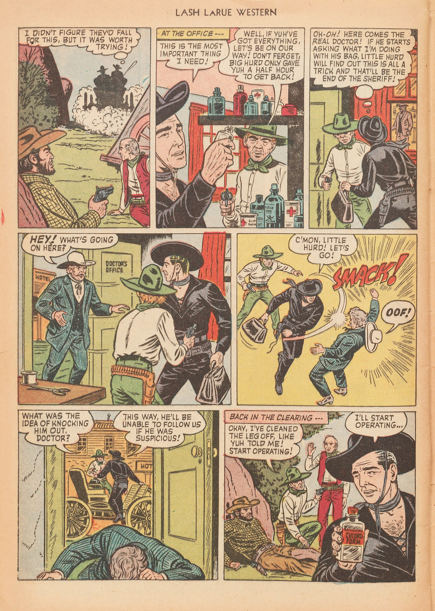 Read online Lash Larue Western (1949) comic -  Issue #15 - 44