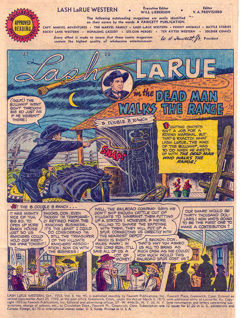 Read online Lash Larue Western (1949) comic -  Issue #45 - 3
