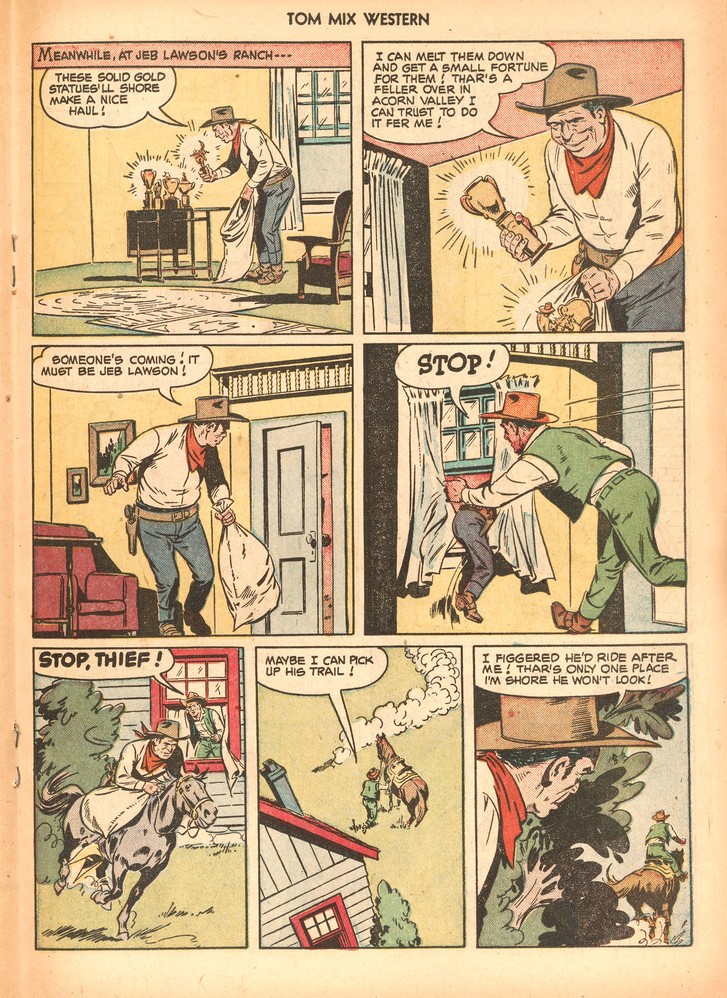 Read online Tom Mix Western (1948) comic -  Issue #40 - 27