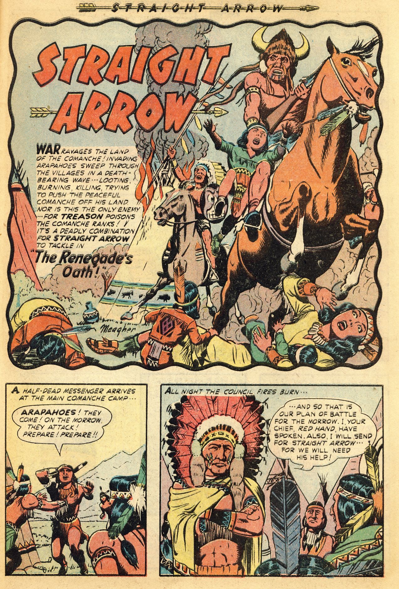 Read online Straight Arrow comic -  Issue #16 - 27